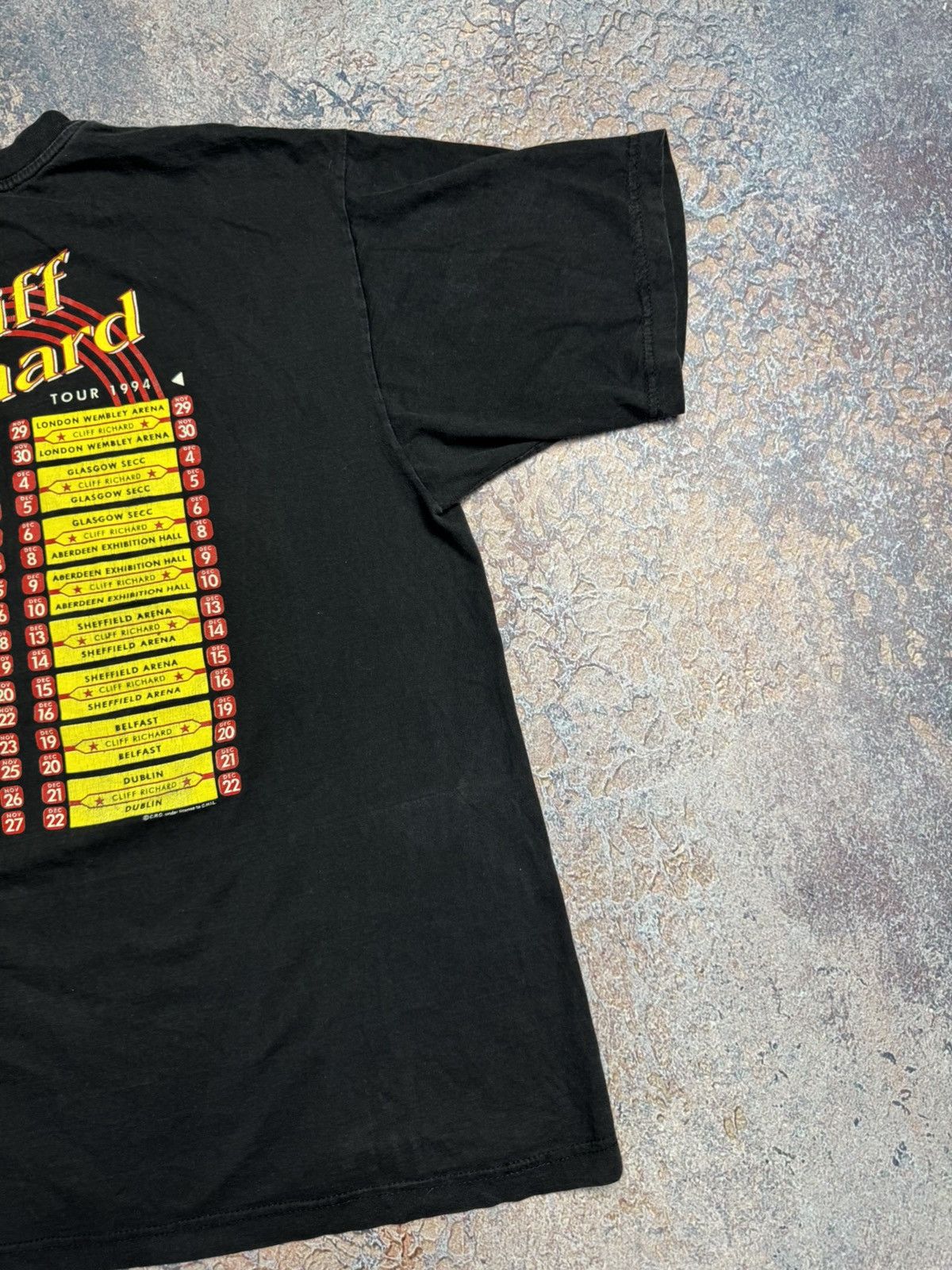 Band Tees Cliff Richard Tour 1994 vintage t shirt 90s Size US XL / EU 56 / 4 - 10 Thumbnail