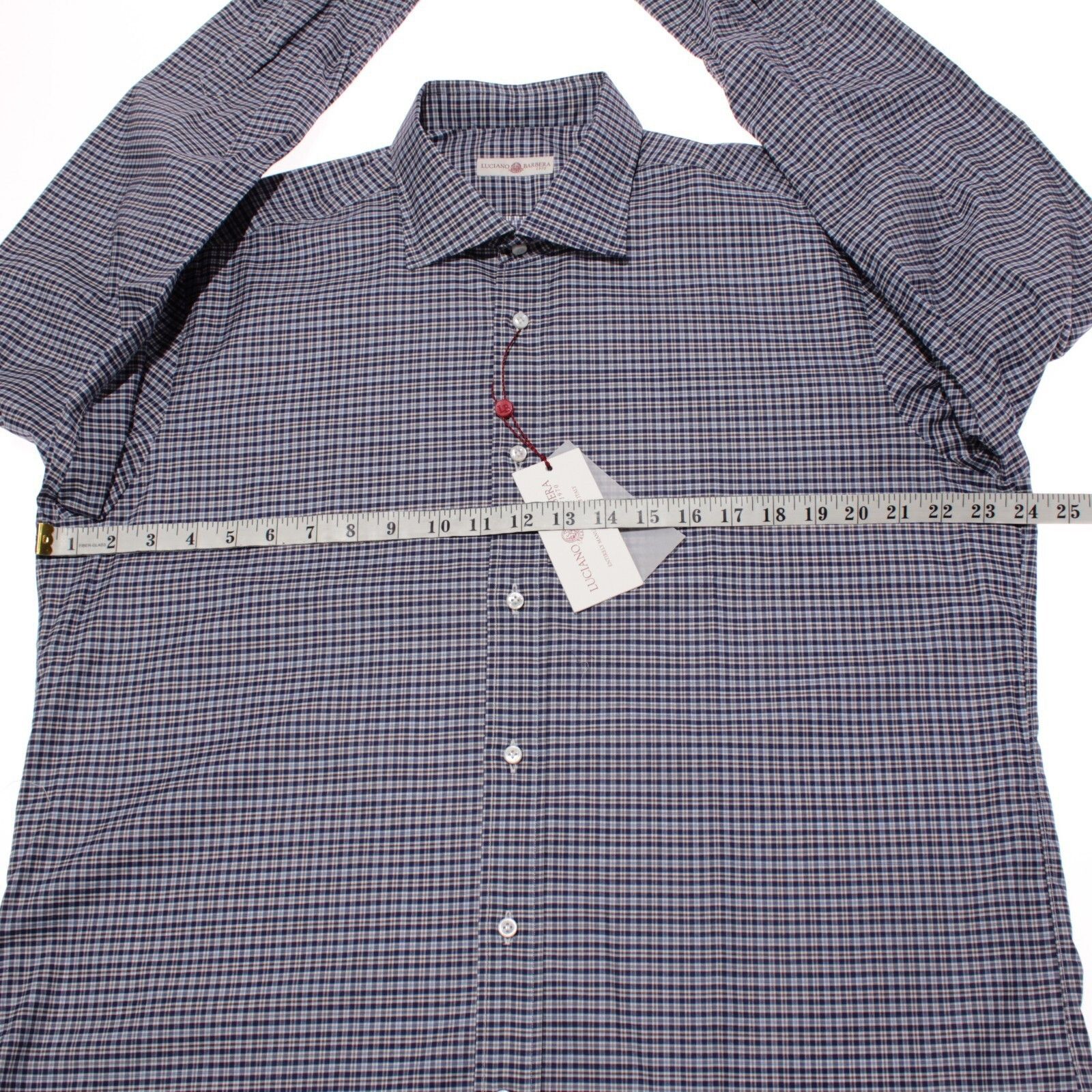 Luciano Barbera Luciano Barbera New with tags Shirt Size XL US In Blue Size US XL / EU 56 / 4 - 4 Thumbnail