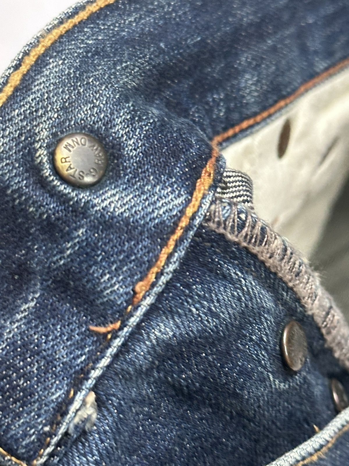 G-Star G-Star Raw 3301 Slim Fit Denim Jeans Vintage Faded Mud Wash Size US 34 / EU 50 - 13 Thumbnail