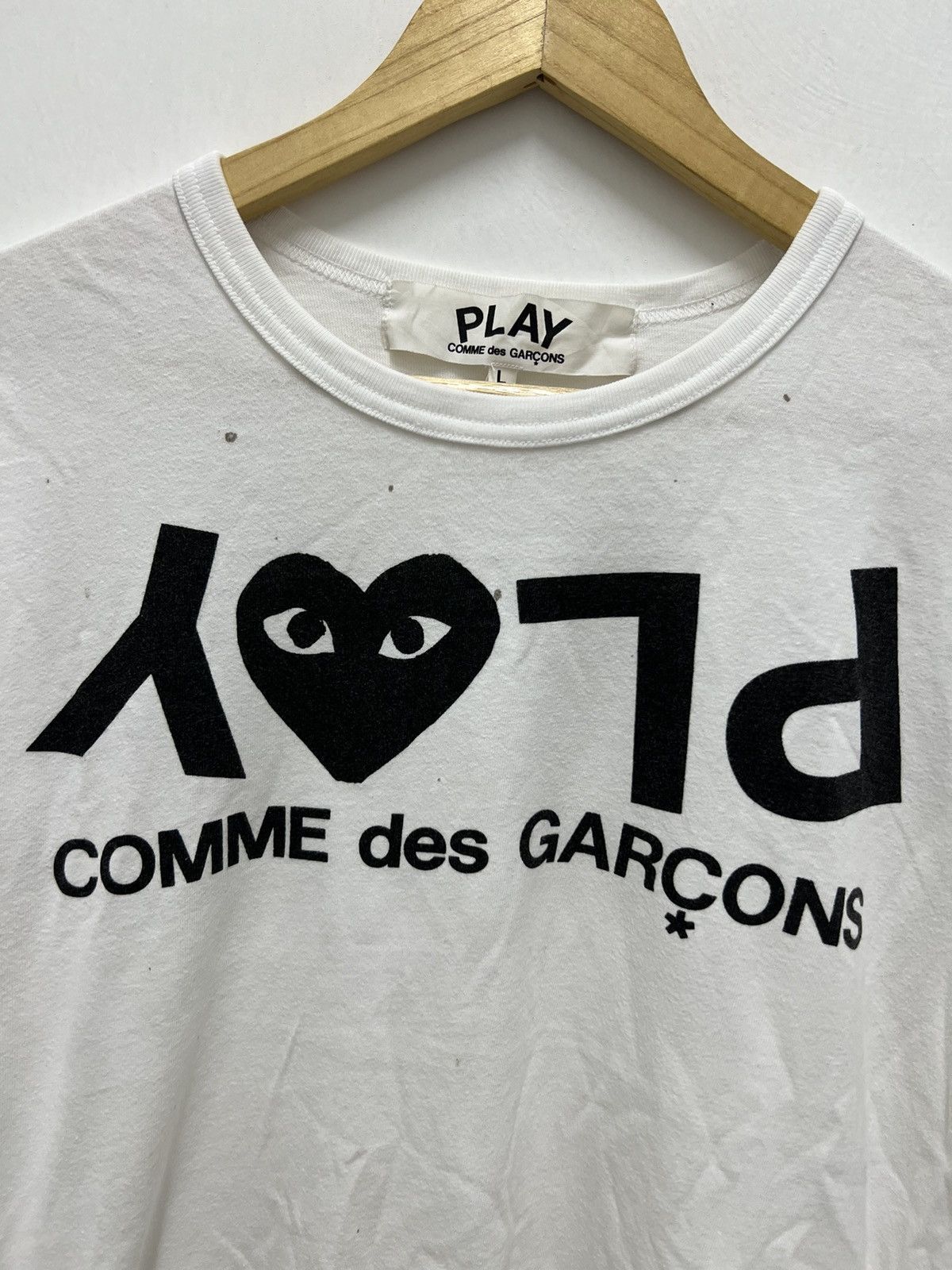 Comme des Garcons Comme Des Garcons Play Spell Out Shirt Size US L / EU 52-54 / 3 - 2 Thumbnail