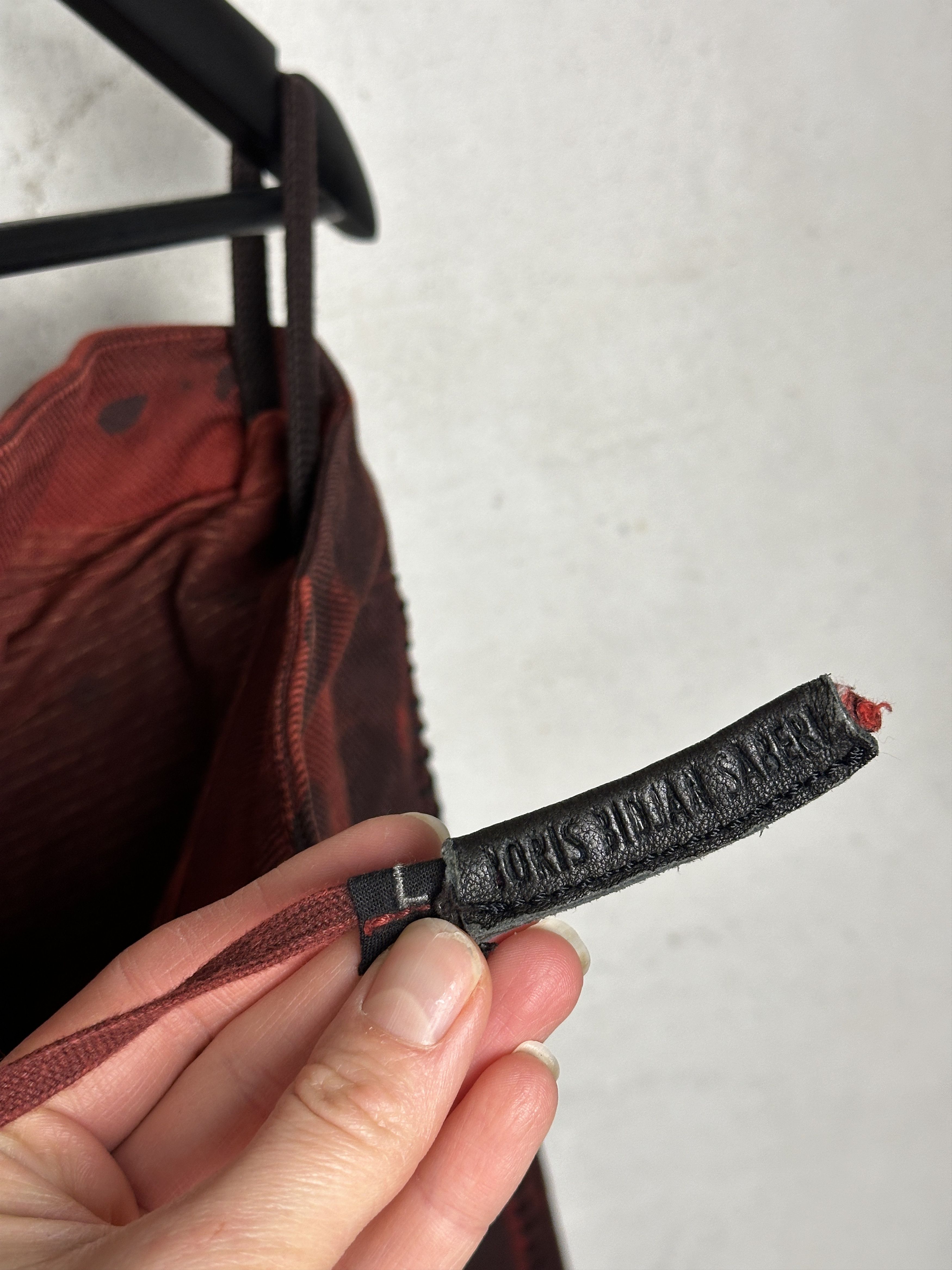 Boris Bidjan Saberi BBS P13 Handsewn Blood Denim Pants Size US 36 / EU 52 - 12 Thumbnail