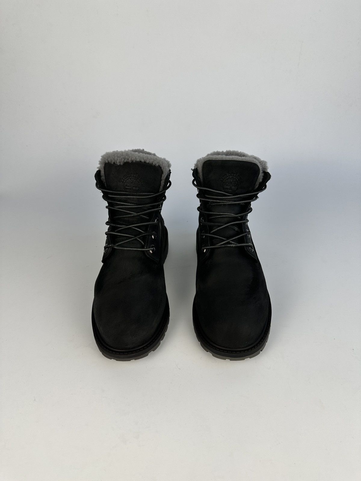 Timberland Timberland 6" Premium Black Nubuck Fur Lined Boots US 4 Size US 4 / IT 34 - 3 Thumbnail
