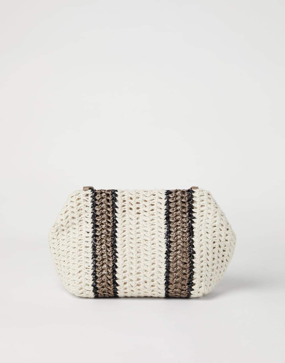 Brunello Cucinelli o1la1rc1a0425 Size: OS/Shoulder Strap Bag in White Size ONE SIZE - 1 Thumbnail
