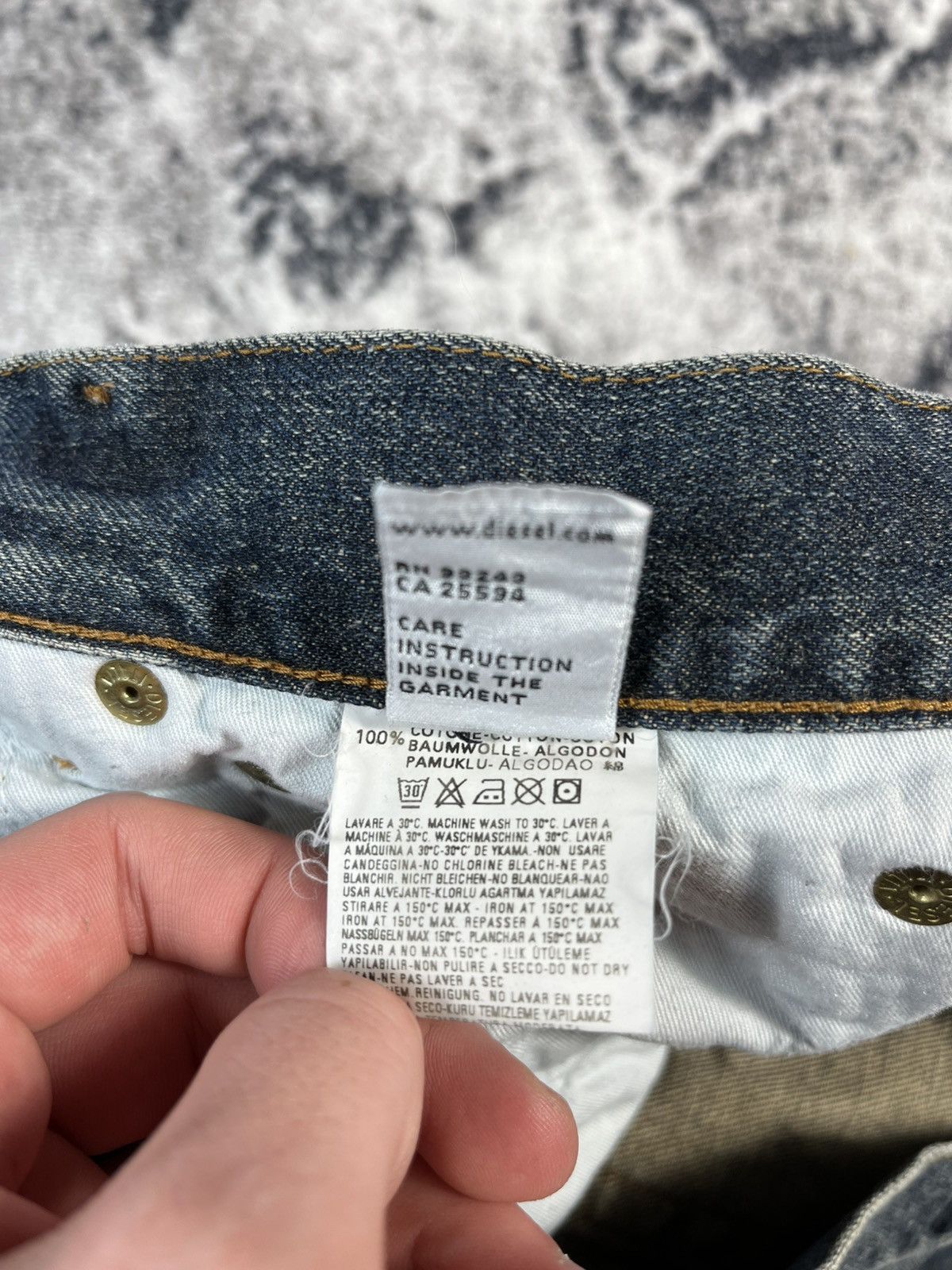 Diesel Diesel Industry straight fit blue denim jeans made in Italy. Size US 32 / EU 48 - 8 Thumbnail