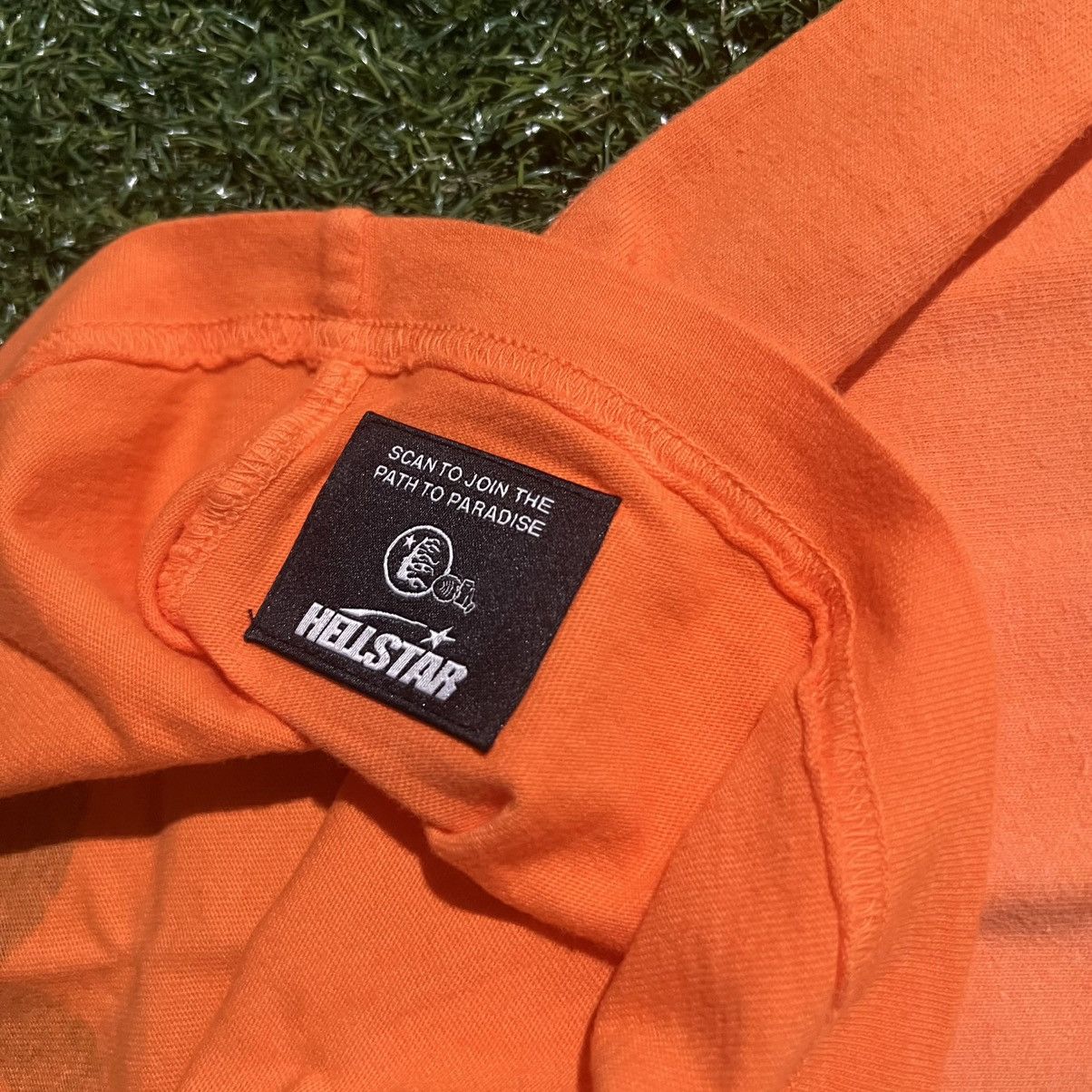 HELLSTAR Hellstar Orange Jesus Tee Size XS Size US XS / EU 42 / 0 - 3 Thumbnail