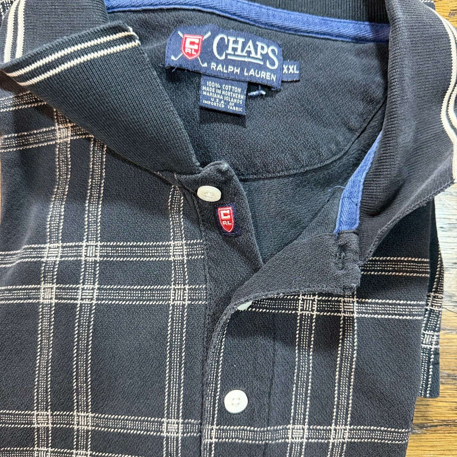 Chaps Chaps Ralph Lauren Polo Shirt Mens XXL Plaid Golf Crest Logo Size US XXL / EU 58 / 5 - 9 Thumbnail