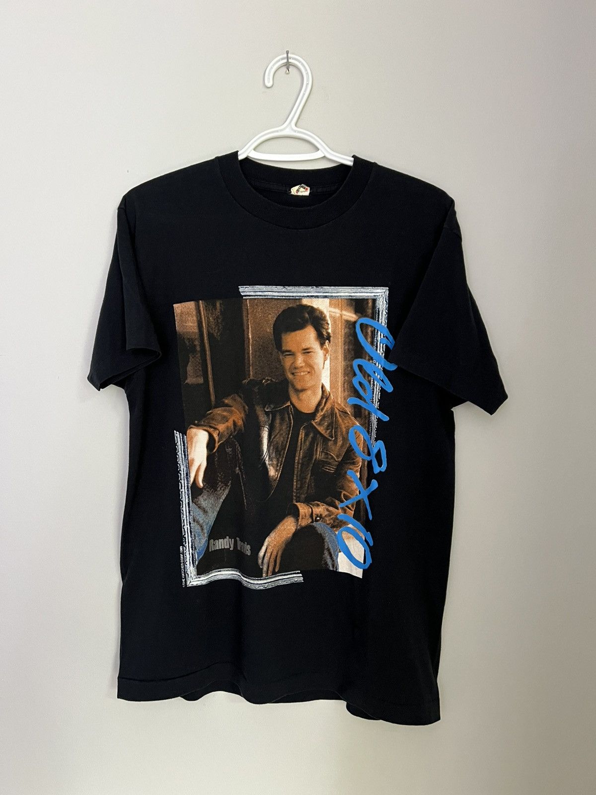 Other Vintage Randy Travis 1989 Tour Concert Black Shirt Country Size US L / EU 52-54 / 3 - 1 Thumbnail