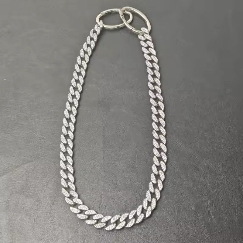 Vintage Exaggerated Cuban Chain Metal Wallet Chain Size ONE SIZE - 2 Thumbnail