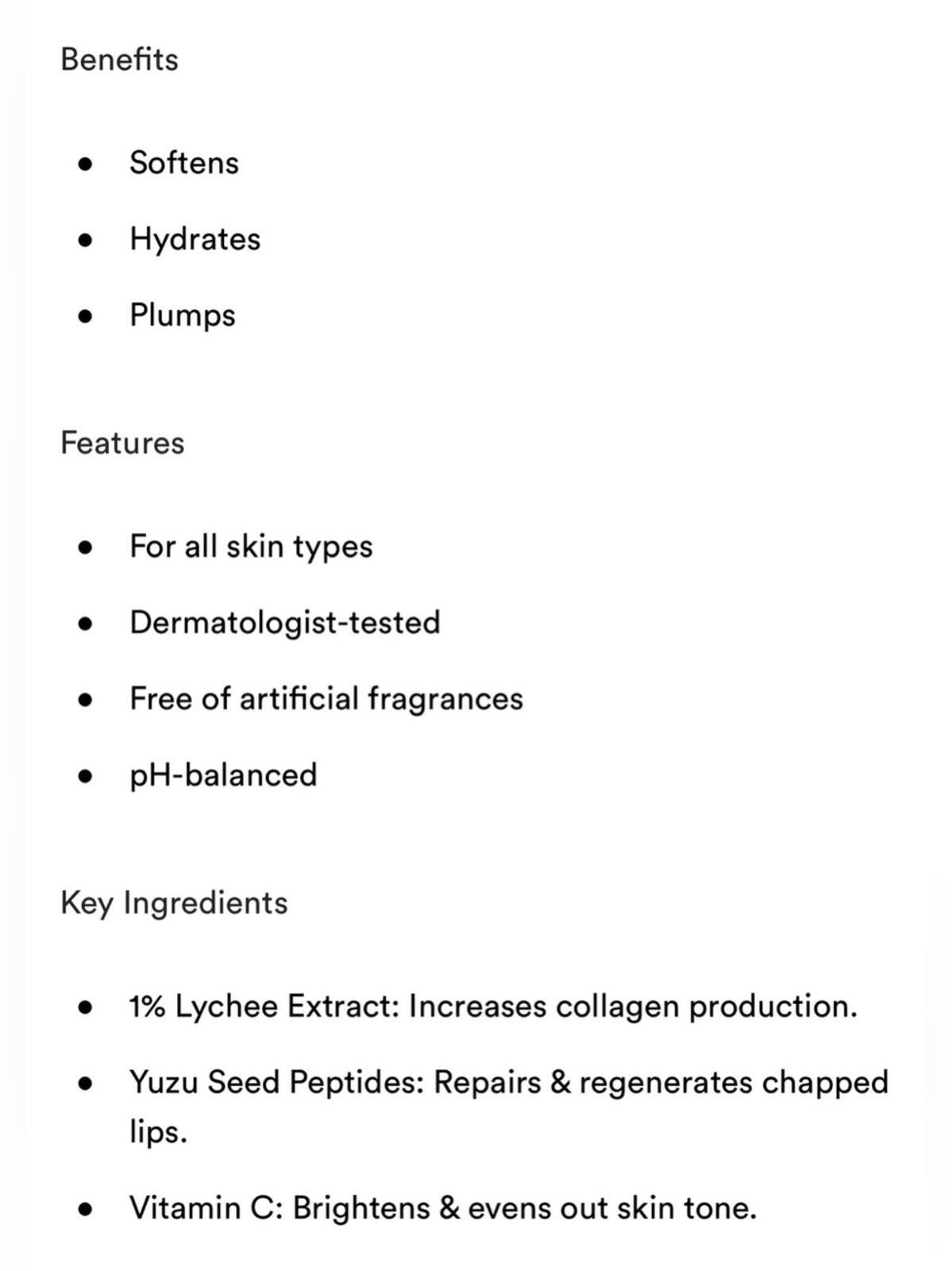 Other Good Light / Tripetide Lip Nectar / Hydrating Lip Treatment Size ONE SIZE - 7 Thumbnail