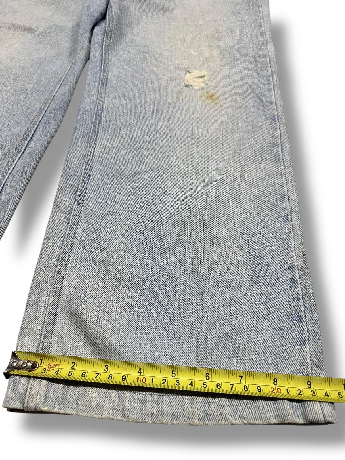 Japanese Brand Wood Duck Vintage Baggy Loose Jean With Distressed and Faded Size US 34 / EU 50 - 16 Thumbnail