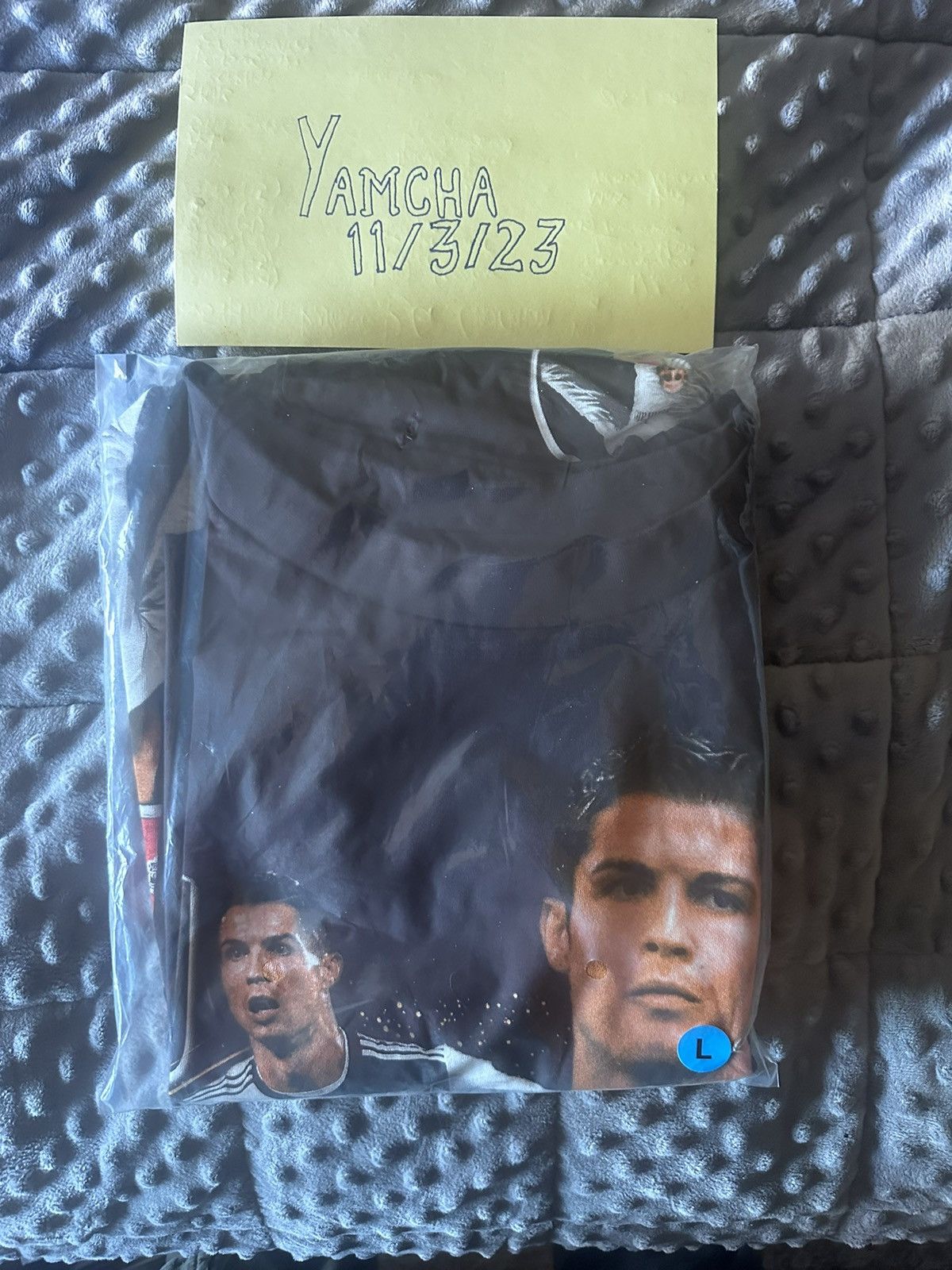 Marino Morwood Cristiano Ronaldo Marino Morwood Bootleg Black Tee Large Size US L / EU 52-54 / 3 - 3 Thumbnail