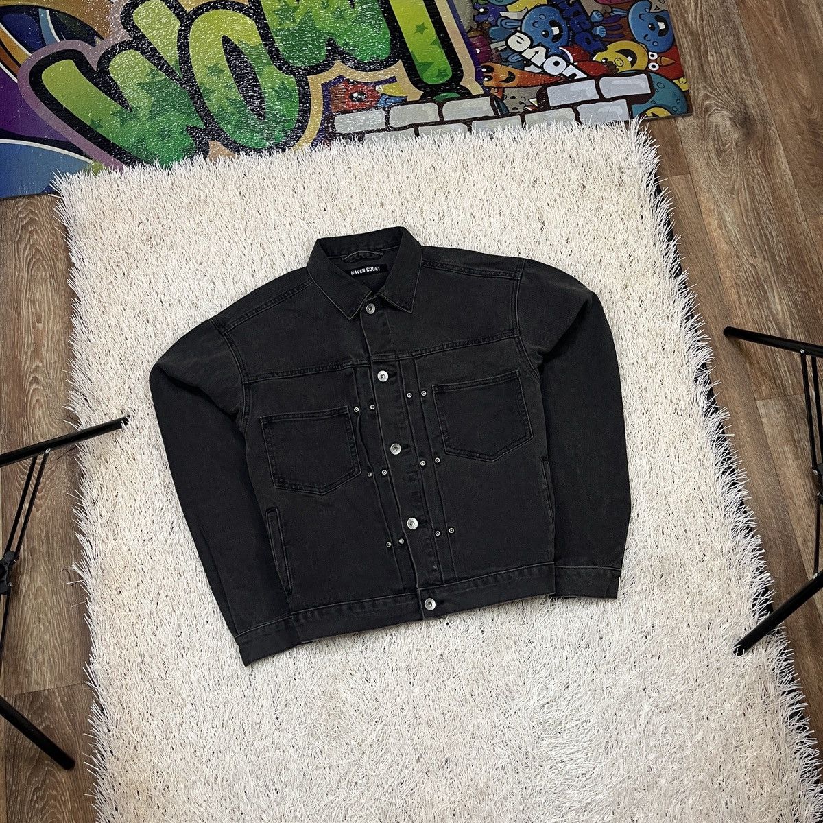 Haven Court Rare Haven Court GRAPHITE TYPE II JACKET Denim men keezy Size US S / EU 44-46 / 1 - 1 Thumbnail