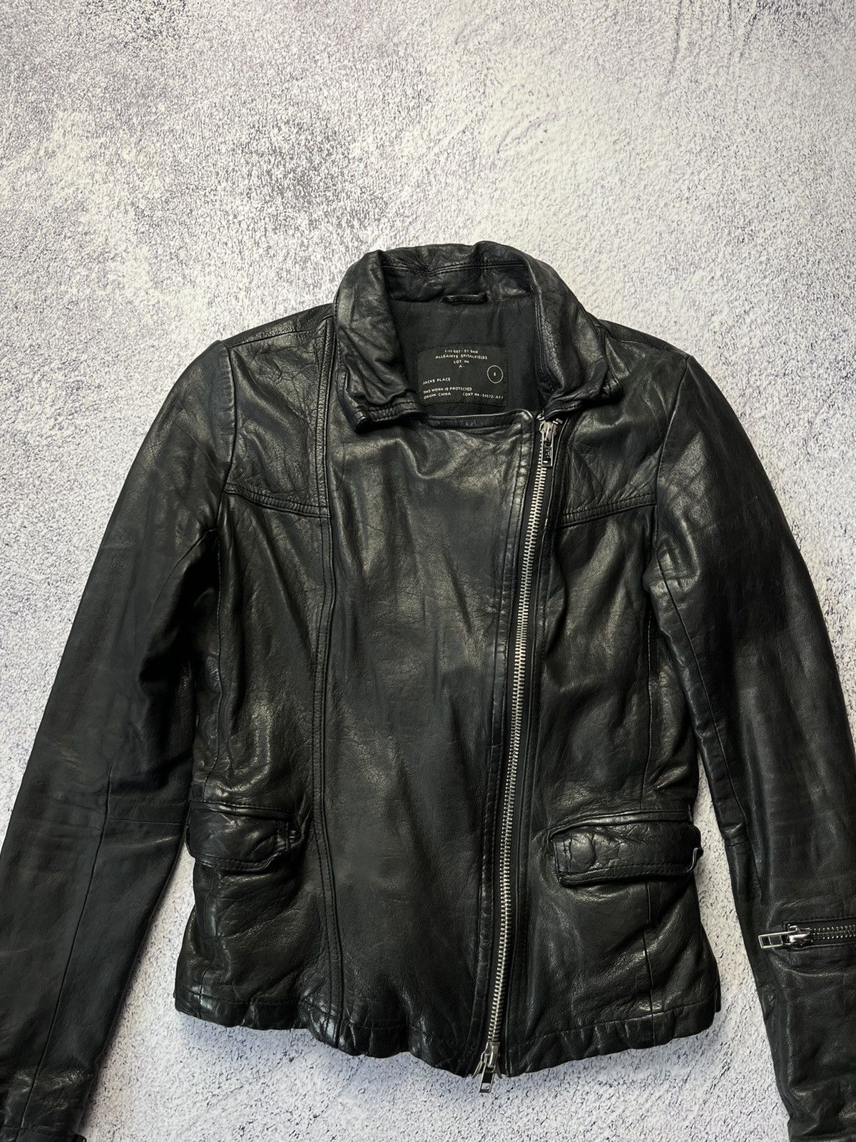 Allsaints Vintage Allsaints Balfern Leather Biker Jacket Japan Size M / US 6-8 / IT 42-44 - 4 Thumbnail