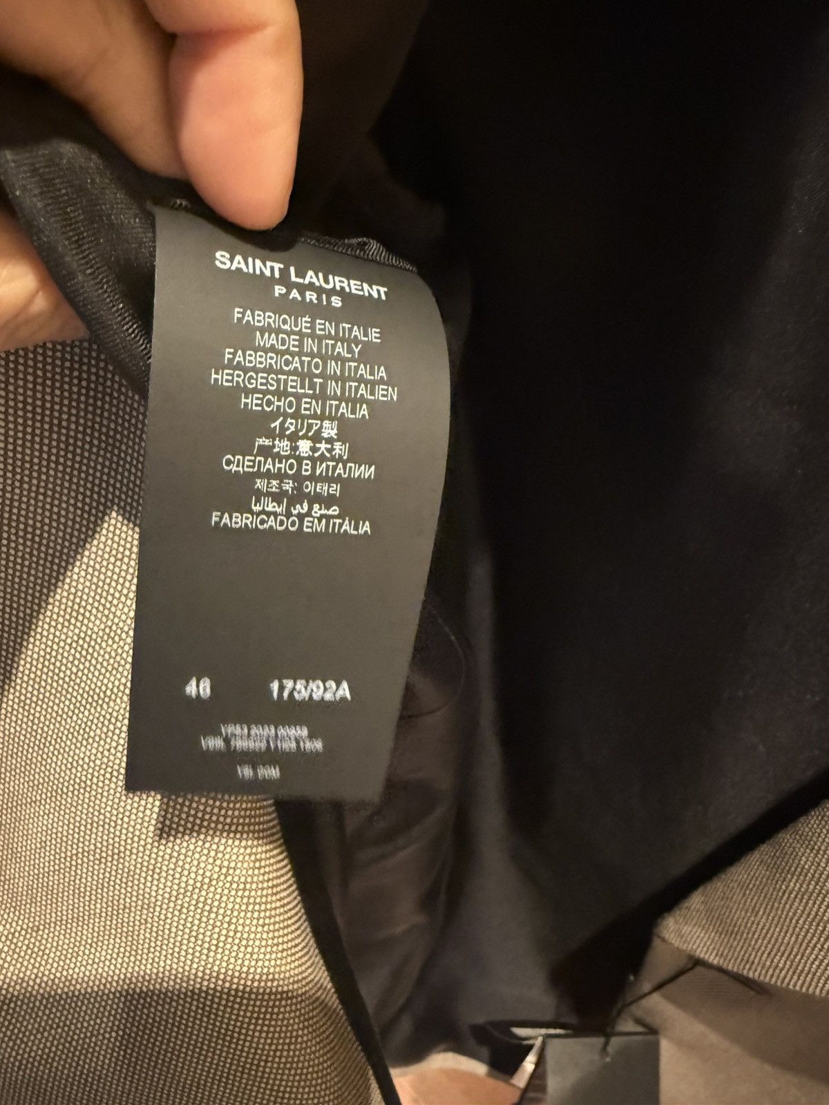 Saint Laurent Paris wool suits size46 Size 46R - 9 Thumbnail