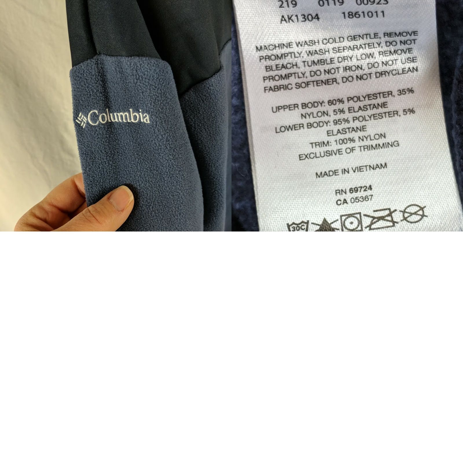KangaROOS Columbia Hoodie Jacket Womens L Blue pullover with kangaroo pocket spellout Jacket Womens L Blue Pockets Logo Casual Outdoor Fall Winter Spring Short Size L / US 10 / IT 46 - 8 Thumbnail