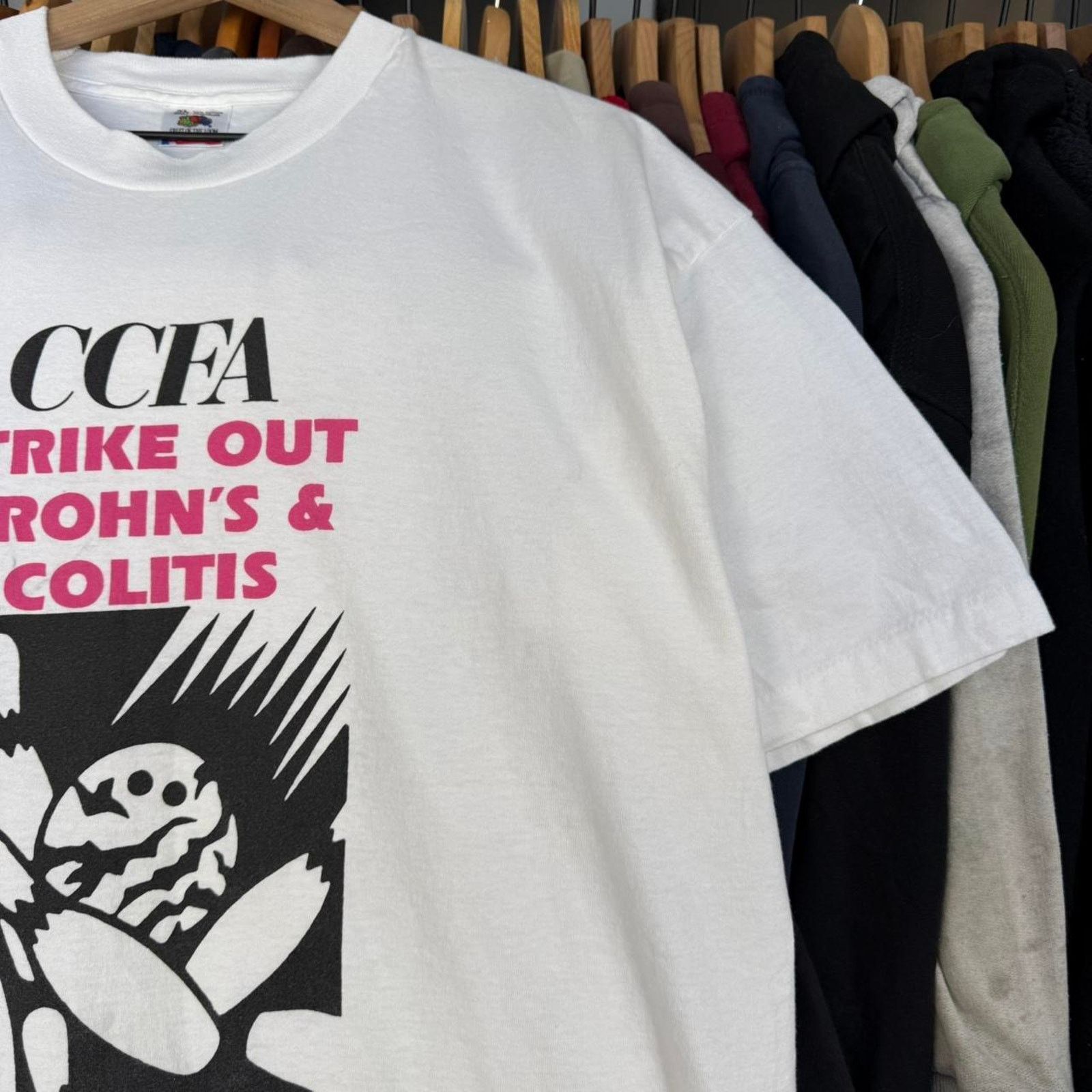 Fruit Of The Loom Vintage 90s Bowling Bowl-a-thon T-Shirt White Size US XL / EU 56 / 4 - 3 Thumbnail