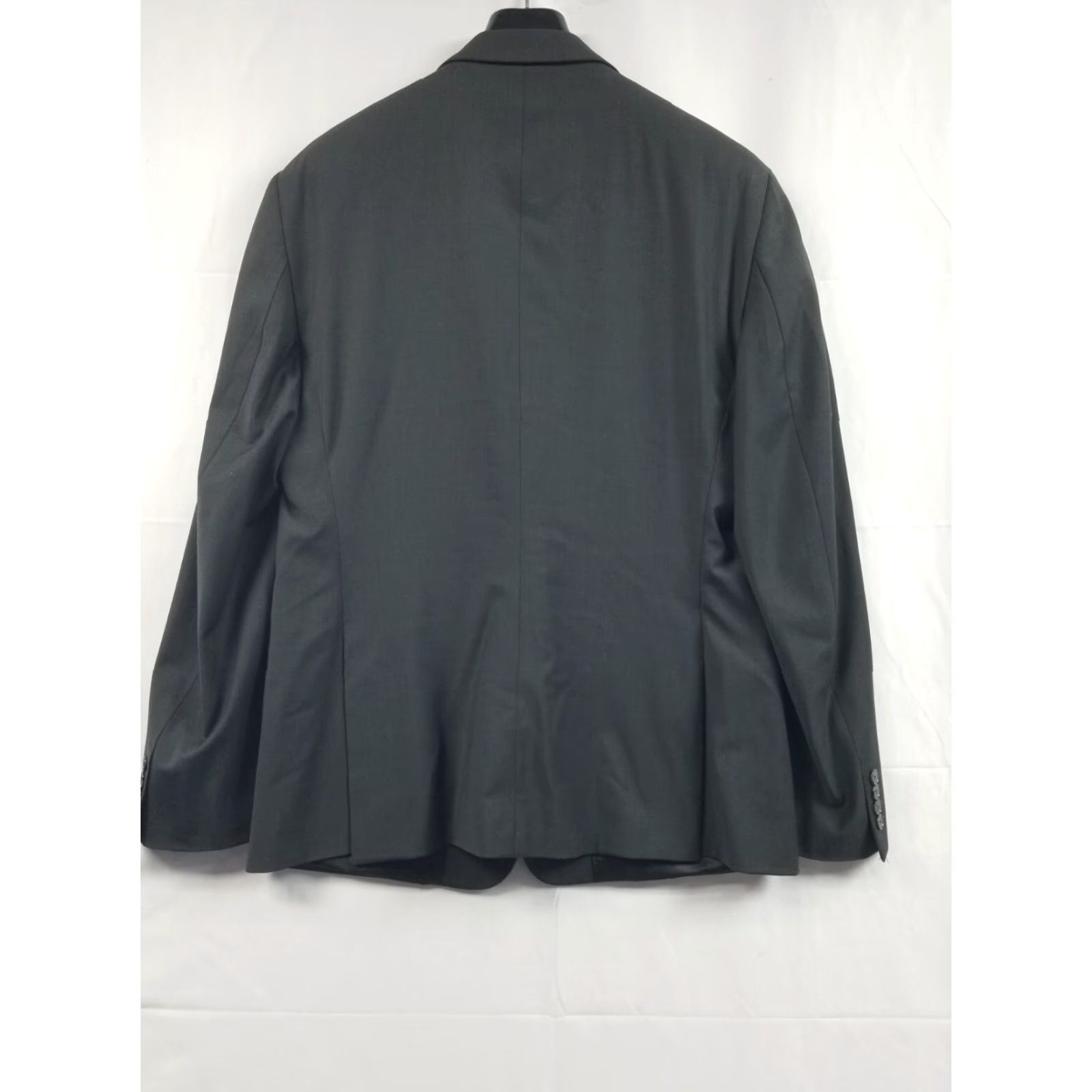 Calvin Klein Calvin Klein Blazer Black Wool Size 46R Men's Button 2 Button Single-Breasted Wool Blend Jacket Regular Coat Suit Jacket/Coat Size 46R - 2 Thumbnail
