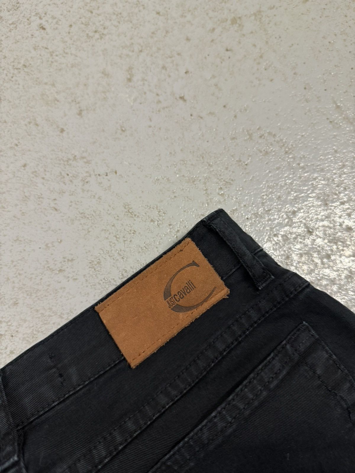 Just Cavalli Vintage Just Cavalli Blue Waves Flared Overprinted Jeans Size 28" / US 6 / IT 42 - 15 Thumbnail