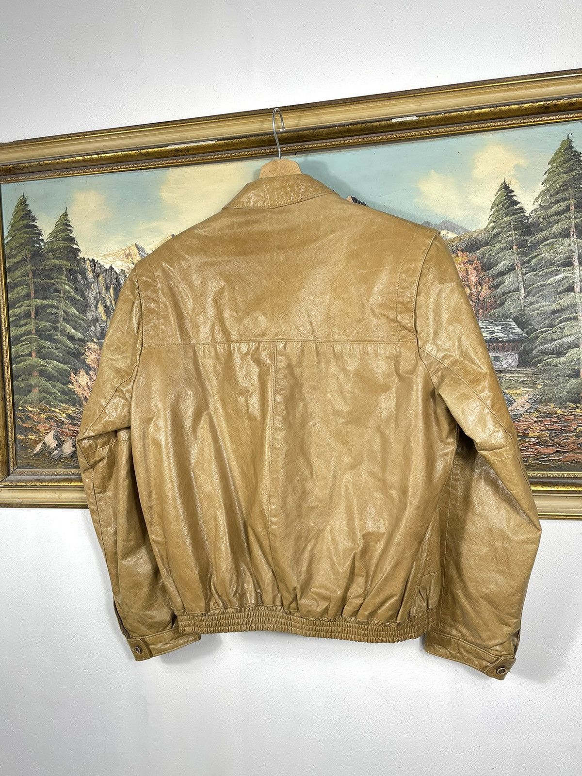 Christian Dior Leather Jacket Bomber Vintage 90s Oversize