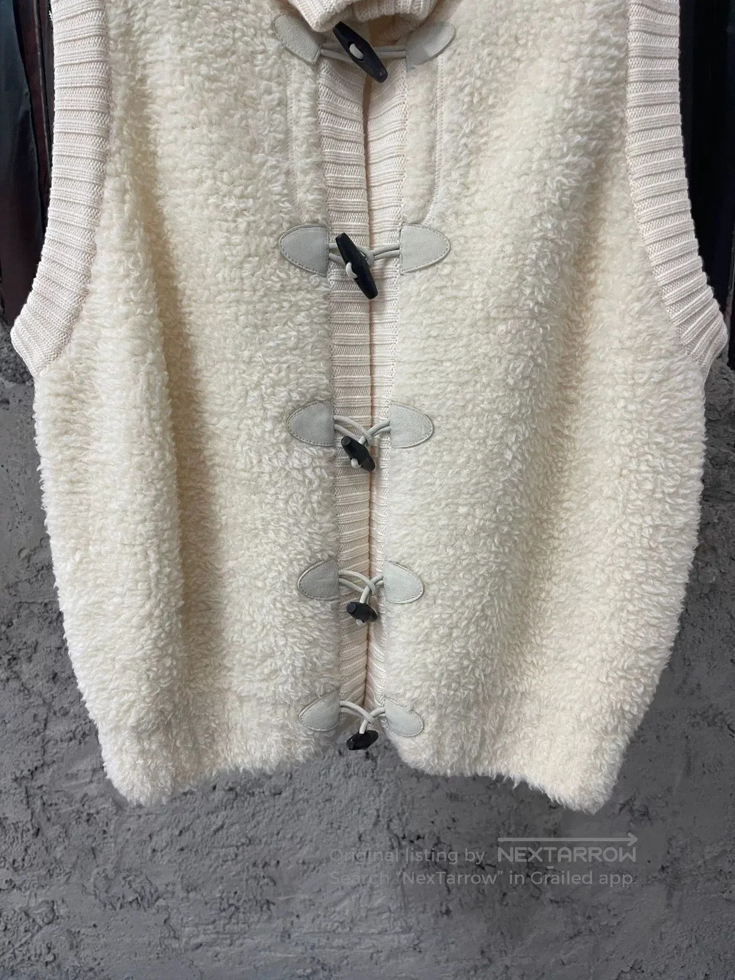 Dior dior ivory lamb fleece vest coat. Size S / US 4 / IT 40 - 4 Thumbnail