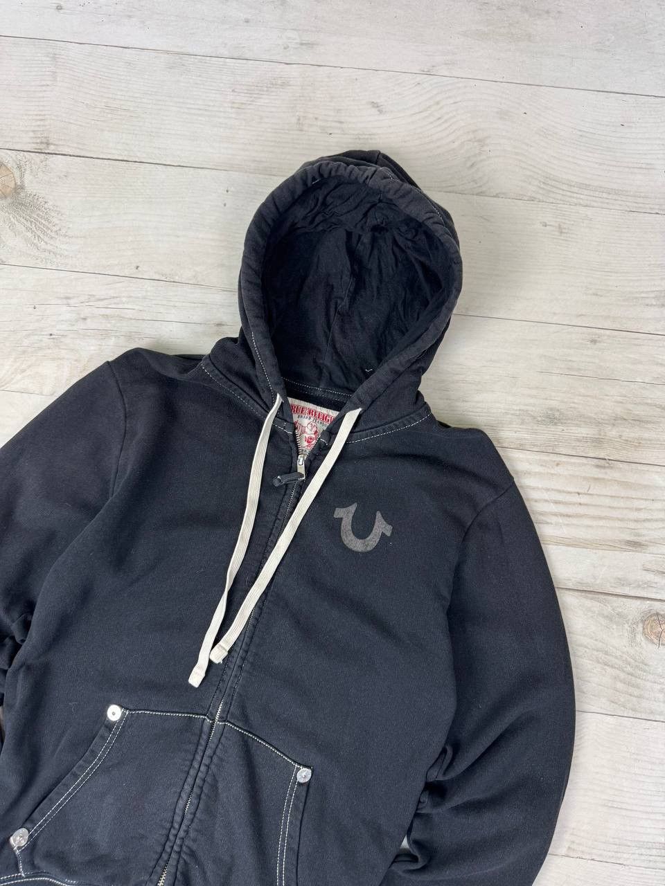 Other Vintage True Religion Big Logo Hoodie Zip Up Japan Size US S / EU 44-46 / 1 - 2 Thumbnail