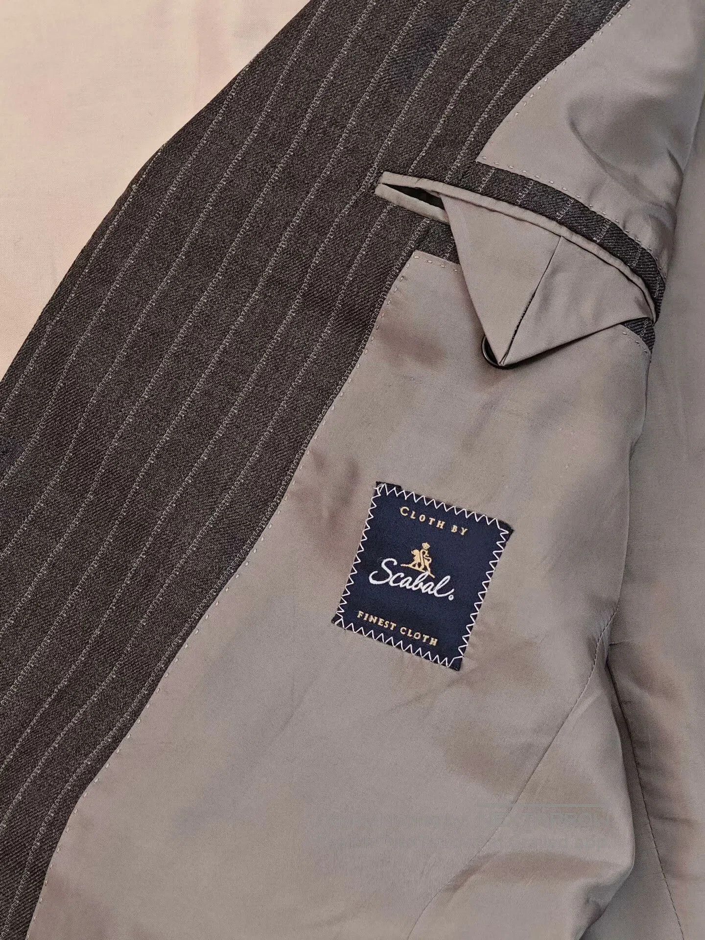 SCABAL SCABAL Custom Gray Wool Suit. Size US S / EU 44-46 / 1 - 7 Thumbnail