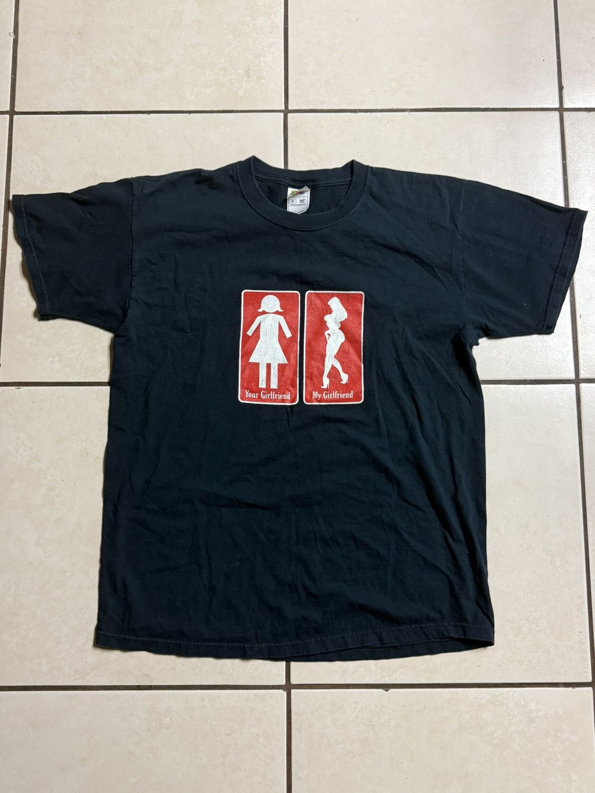 Vintage Vintage Y2K Girlfriend Tee Adult Humor Size US L / EU 52-54 / 3 - 2 Thumbnail