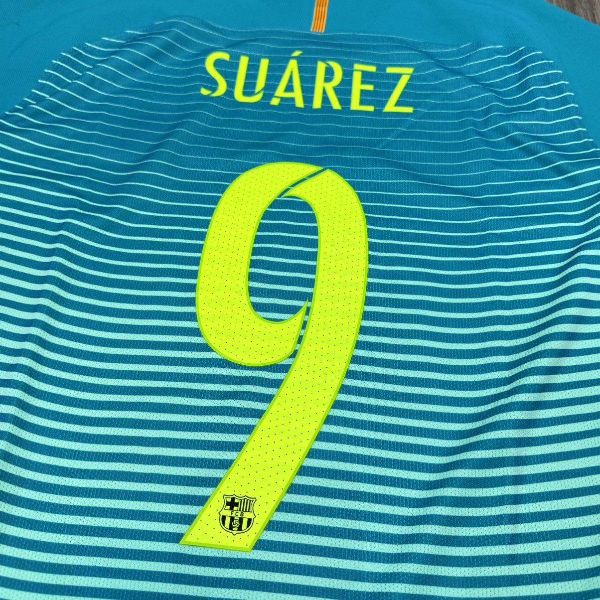 Nike Barcelona 16/17 player issue away shirt #9 Suarez Size US L / EU 52-54 / 3 - 5 Thumbnail