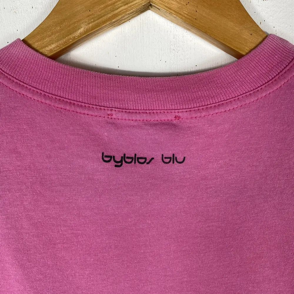 Byblos BYBLOS Blu Saint Tropez Graphic Faded Tee Made In Italy Size US M / EU 48-50 / 2 - 10 Thumbnail