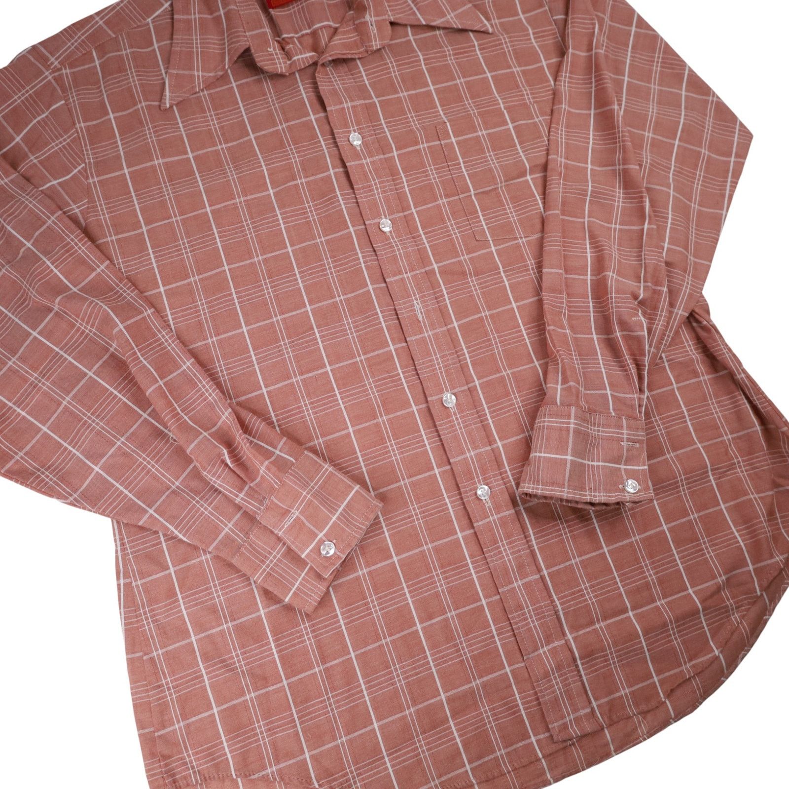 Sears × Vintage True VTG Sears Best Road King Perma Prest Button Up Shirt Size US XL / EU 56 / 4 - 3 Thumbnail