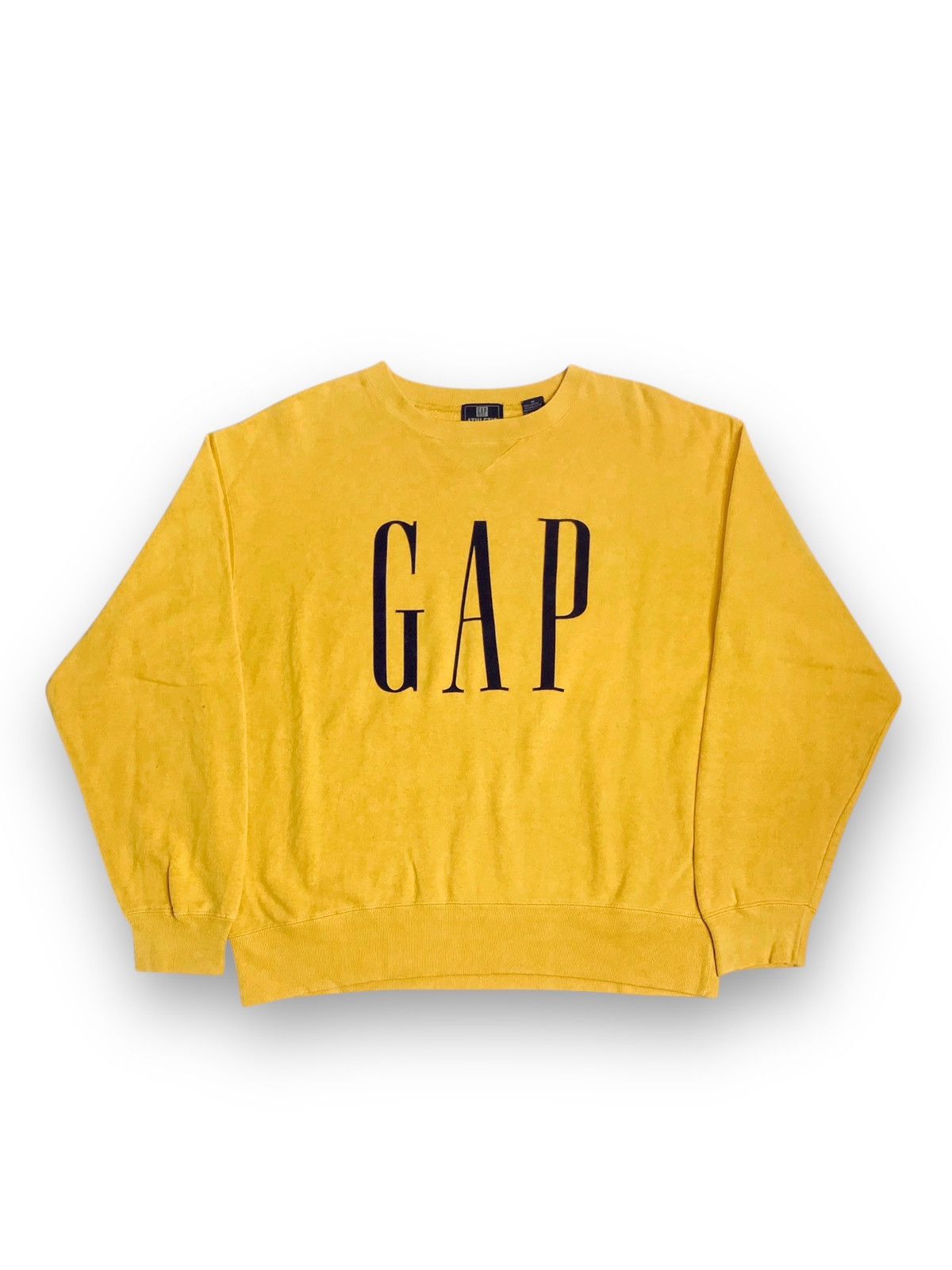Gap × Vintage 90s GAP Athletic Big Spell Out Vintage Sweatshirts Size US XL / EU 56 / 4 - 1 Thumbnail