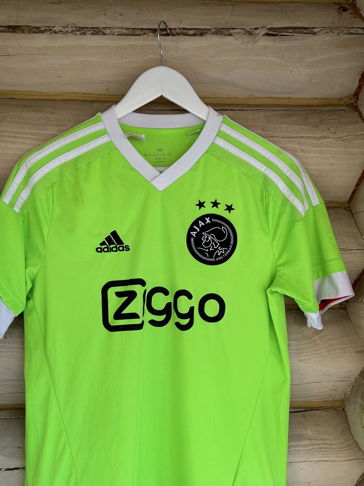 Adidas 2015 Adidas Ajax Acid Green soccer jersey Size US XS / EU 42 / 0 - 4 Thumbnail