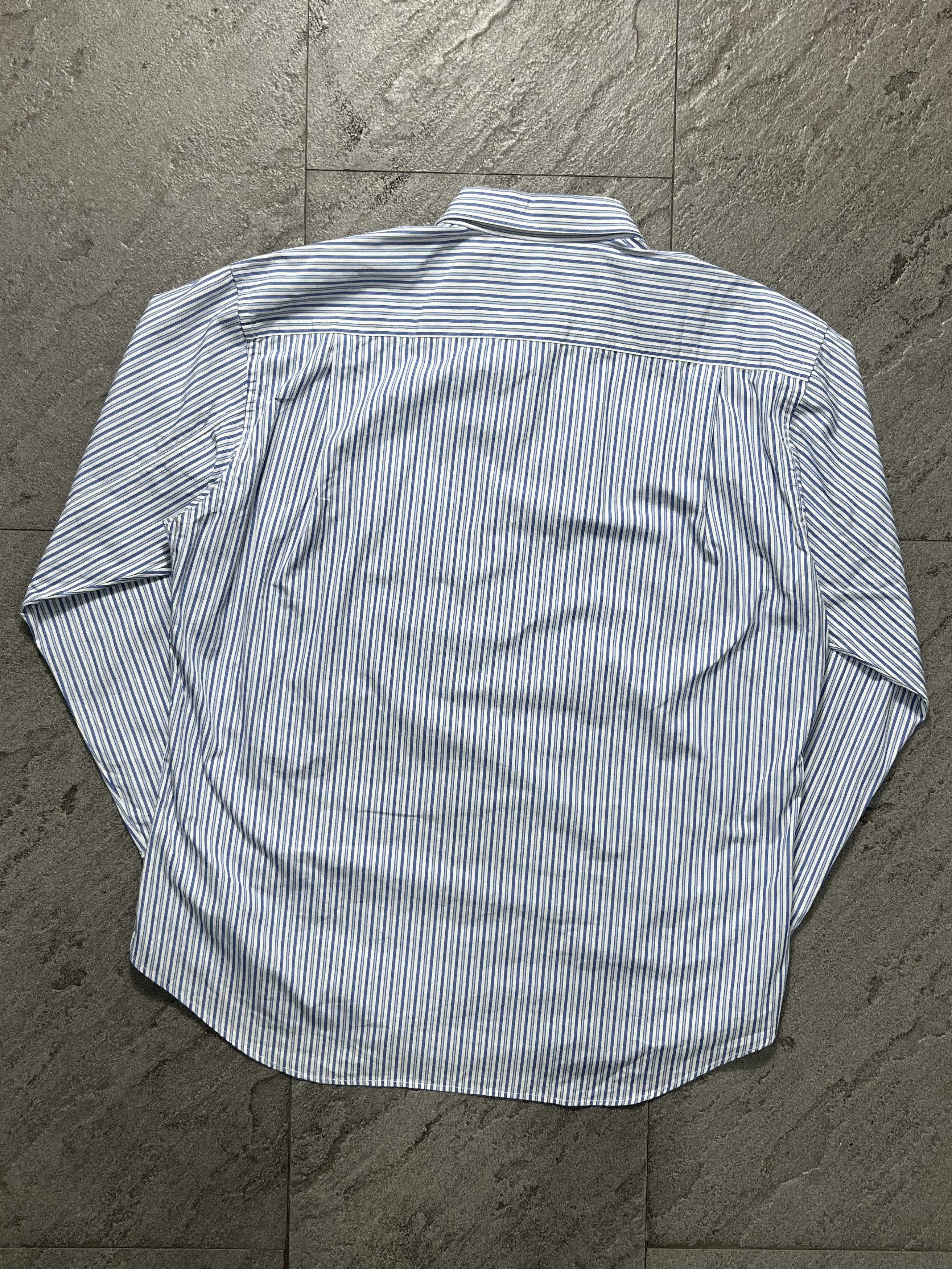 Comme des Garcons Comme des Garçons blue and white patchwork striped shirt Size US M / EU 48-50 / 2 - 2 Thumbnail