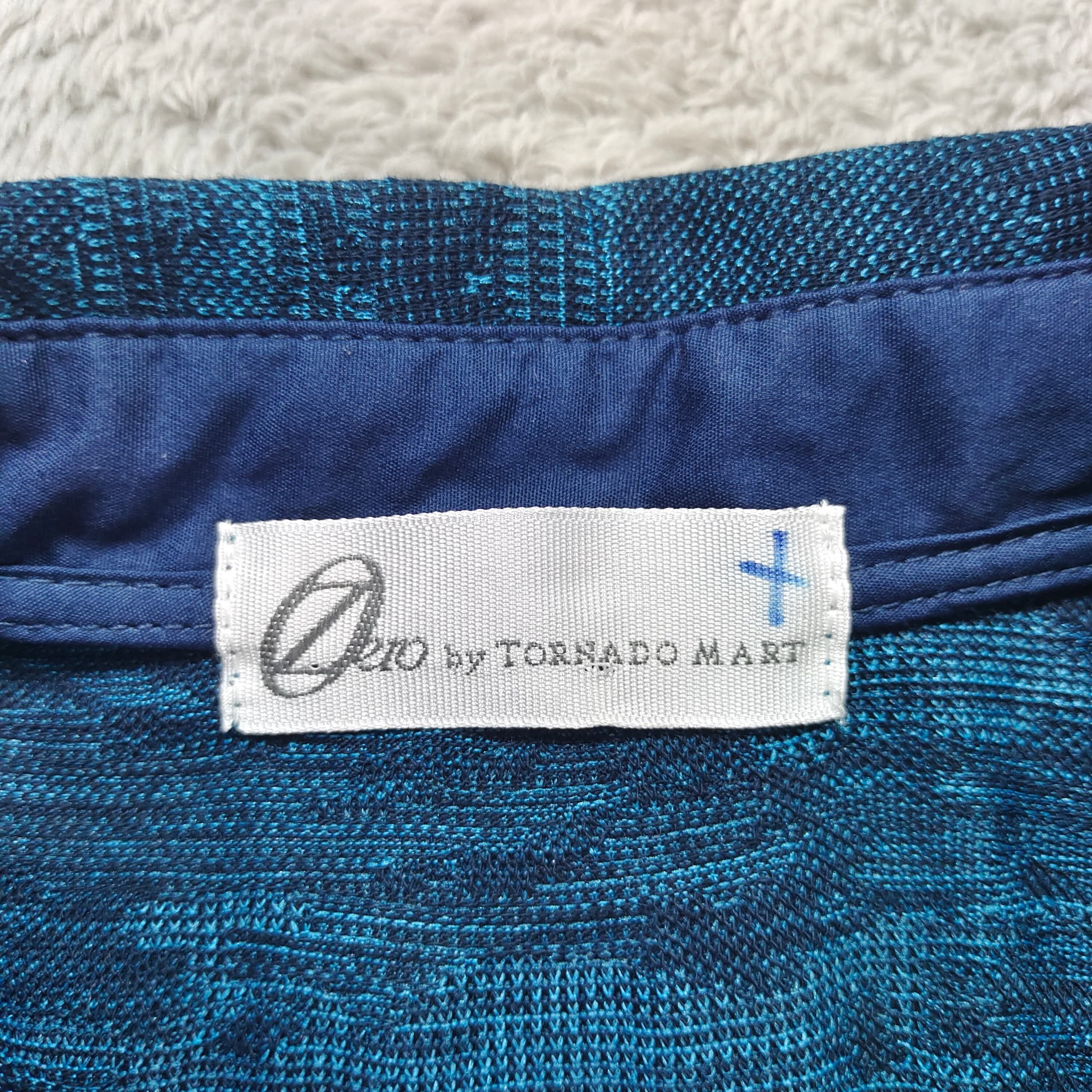 Tornado Mart VINTAGE TORNADO MART BLUE BUTTON UP SHORT SLEEVE SHIRT Size US L / EU 52-54 / 3 - 6 Thumbnail