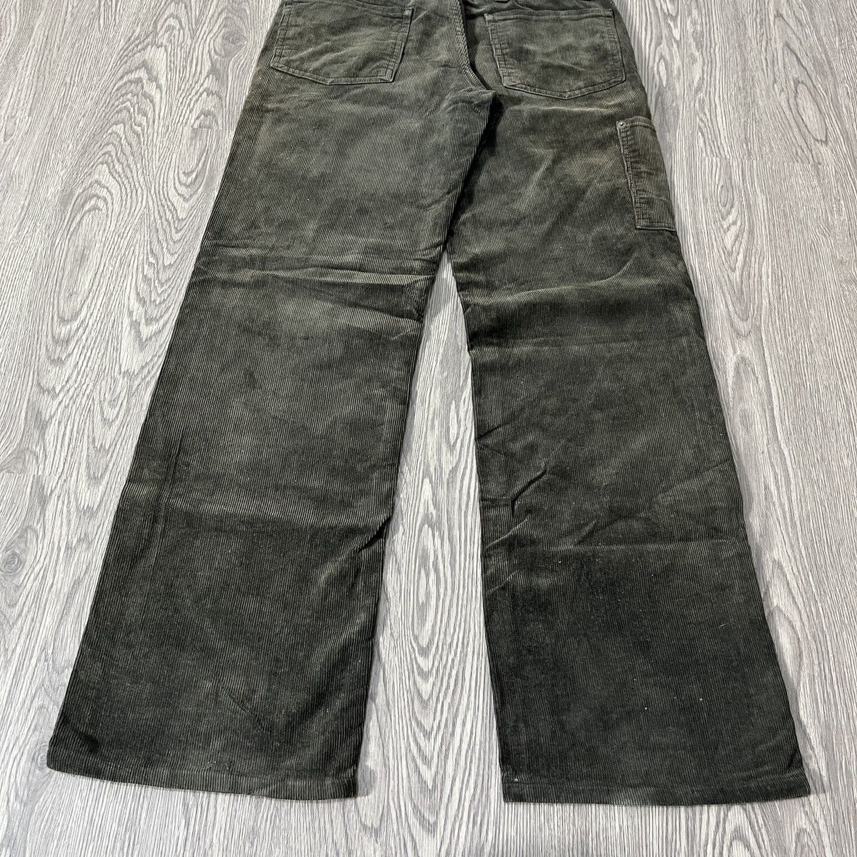 Margaret Howell Edwin x Margaret Howell Green Carduroy Pant Buckel Back Lgb Size US 29 - 15 Thumbnail