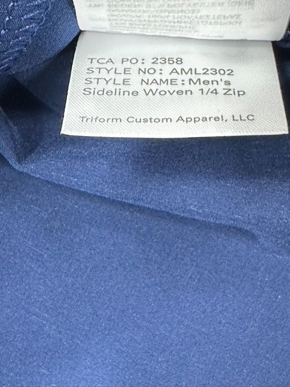 Adidas Adidas Sideline Woven 1/4 Zip FLA Atlantic Blue Owls Mens XL Size ONE SIZE - 10 Thumbnail