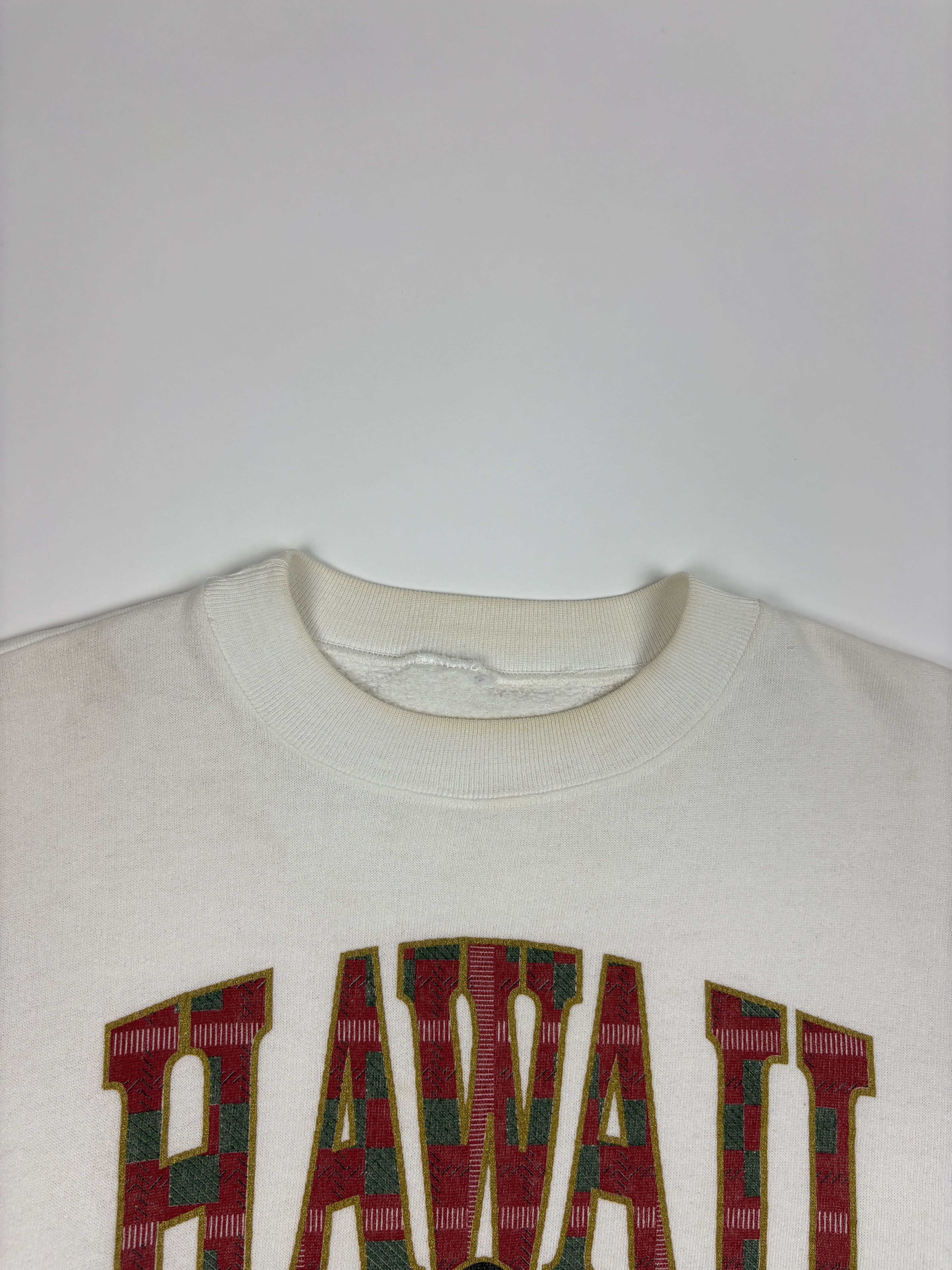 Vintage Vintage 1993 Hawaii Crewneck White & Red Size US XS / EU 42 / 0 - 4 Thumbnail