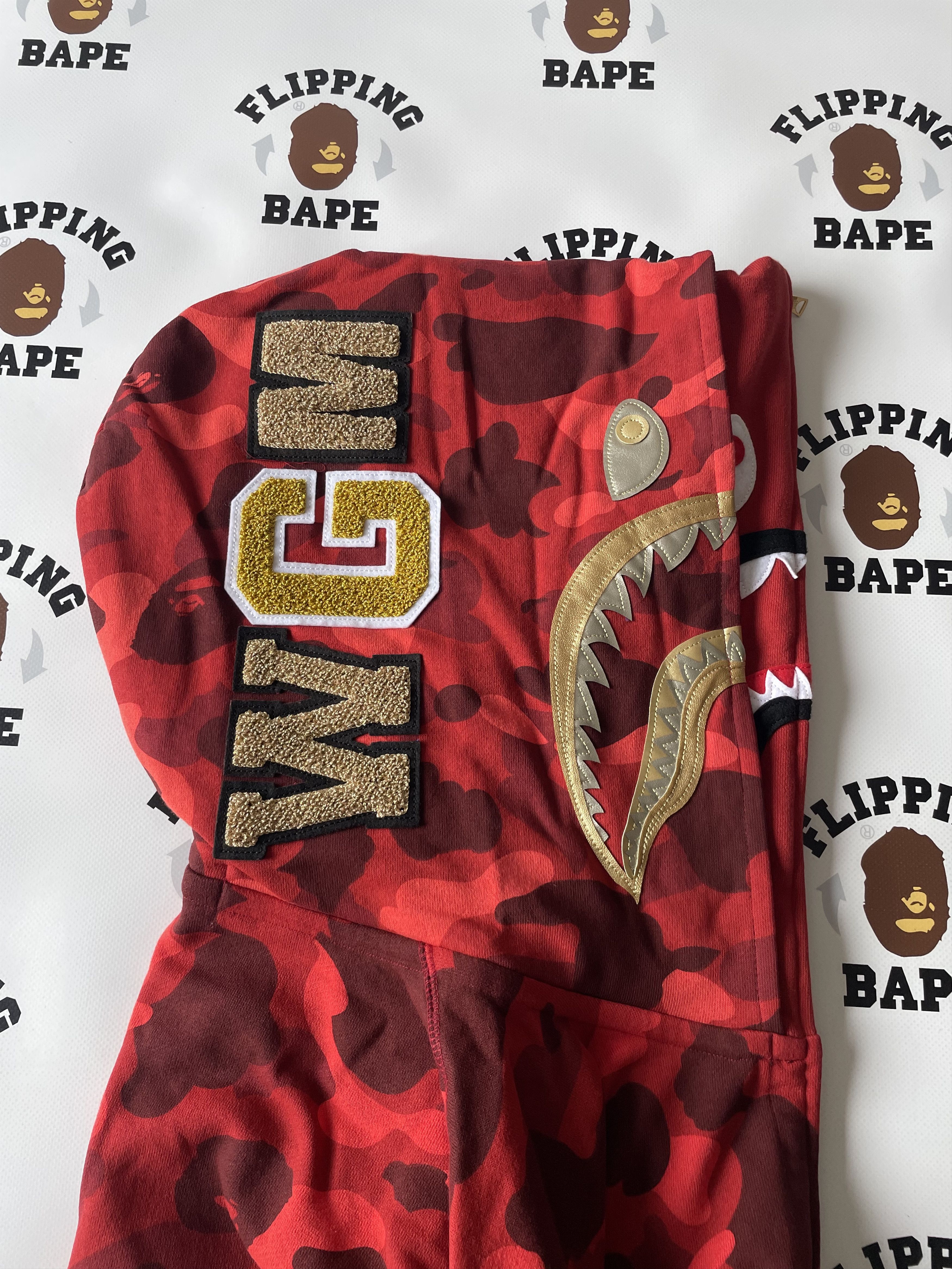 Bape BAPE COLOR CAMO DOUBLE SHARK FULL ZIP HOODIE Size US M / EU 48-50 / 2 - 4 Thumbnail