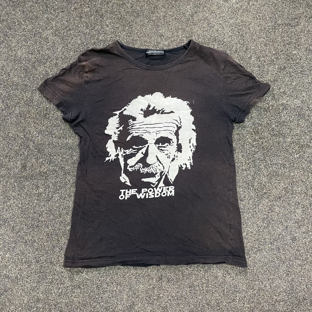 Vintage Vintage ADULT Humor “ The Power Of Wisdom “ Abstract slogan Size US S / EU 44-46 / 1 - 1 Thumbnail