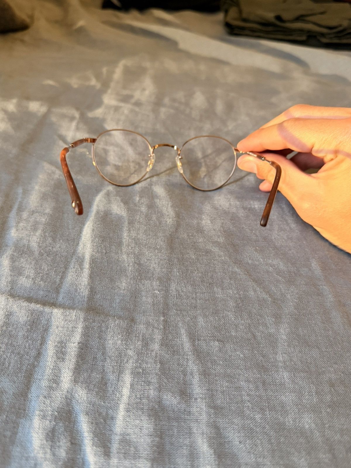 Garrett Leight Garrett Leight Wilson M in Gold with Clip-ons Size ONE SIZE - 5 Thumbnail