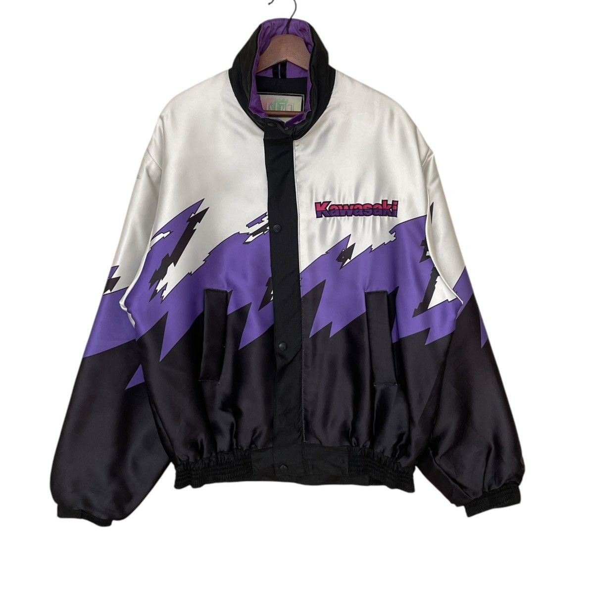 NASCAR × Vintage (SOLD) Kawasaki x Monster Energy Racing Jacket