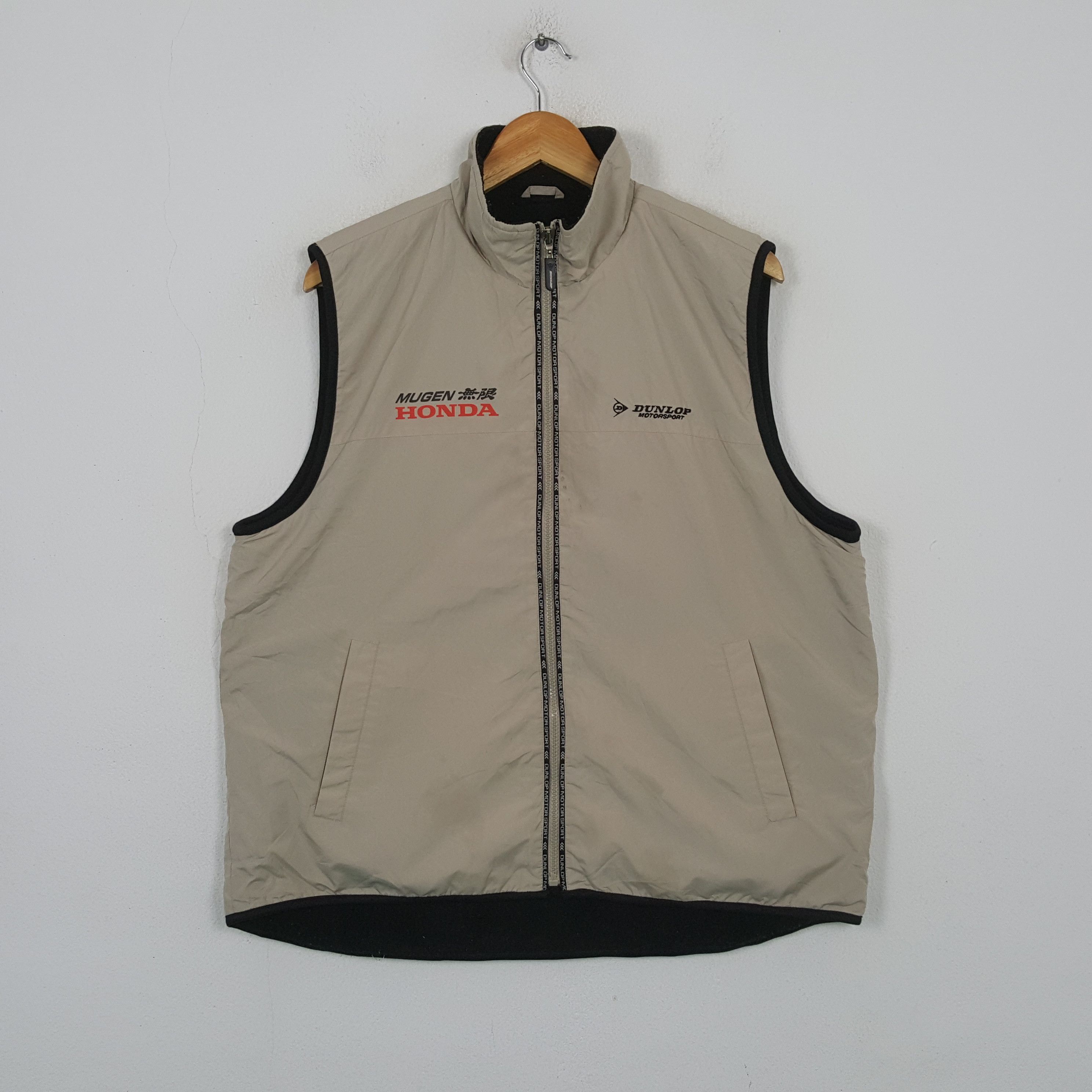 Formula 1 Vintage Dunlop Mugen Honda Racing Team Custom Vest RR13 Size US L / EU 52-54 / 3 - 3 Thumbnail