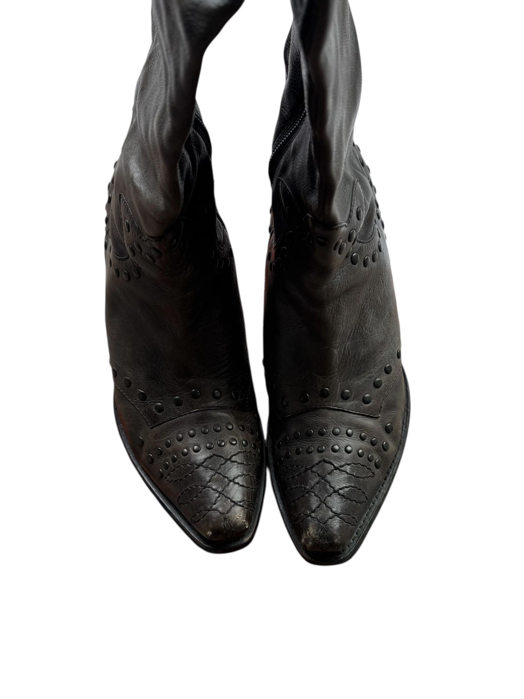 Other Y2K Leather Boots(V325) Size US 8 / EU 41 - 3 Thumbnail