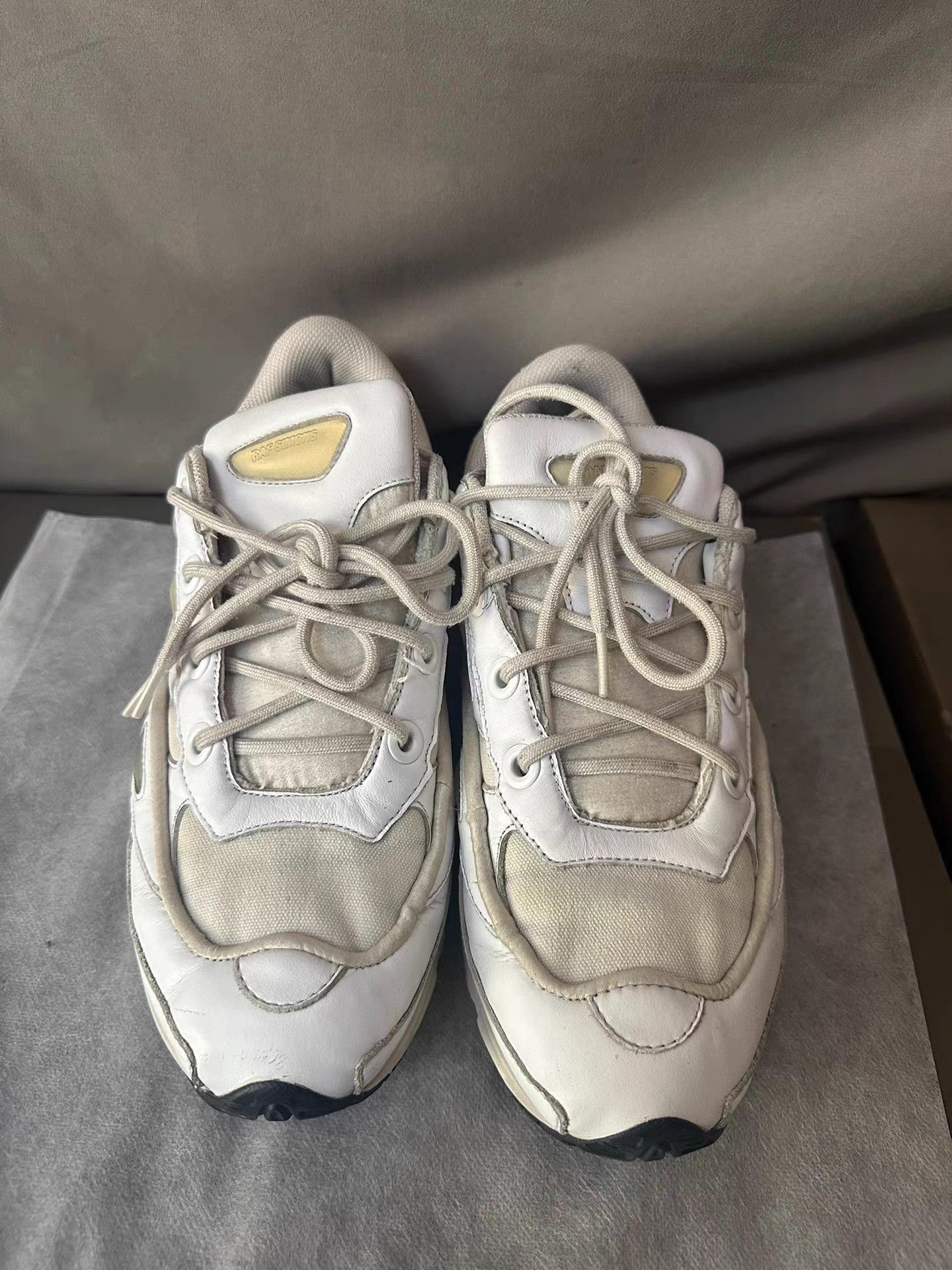 Raf Simons Raf Simons Ozweego White Cream Sneakers Size US 10.5 / EU 43-44 - 5 Thumbnail
