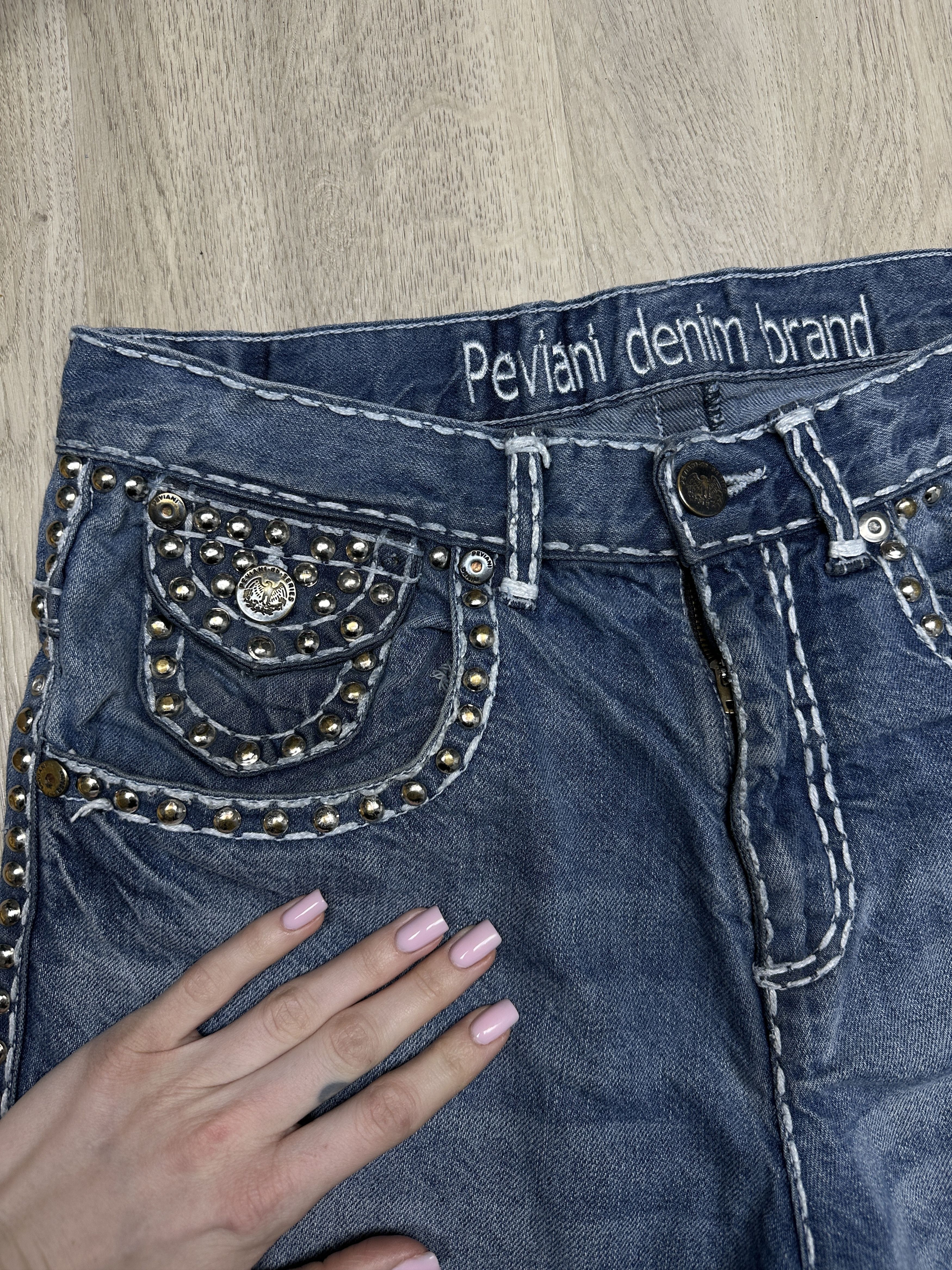 Japanese Brand Peviani Japanese Style Vintage Mens Denim Pants Jeans Size US 34 / EU 50 - 6 Thumbnail