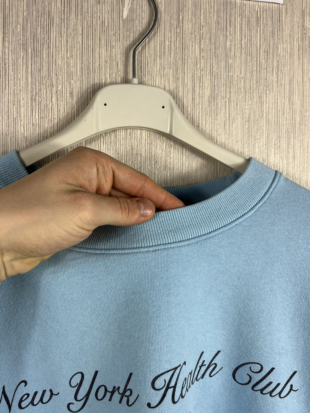 Designer × Sporty & Rich Sporty & Rich New York Health Club sweatshirt logo crewneck Size US L / EU 52-54 / 3 - 10 Thumbnail