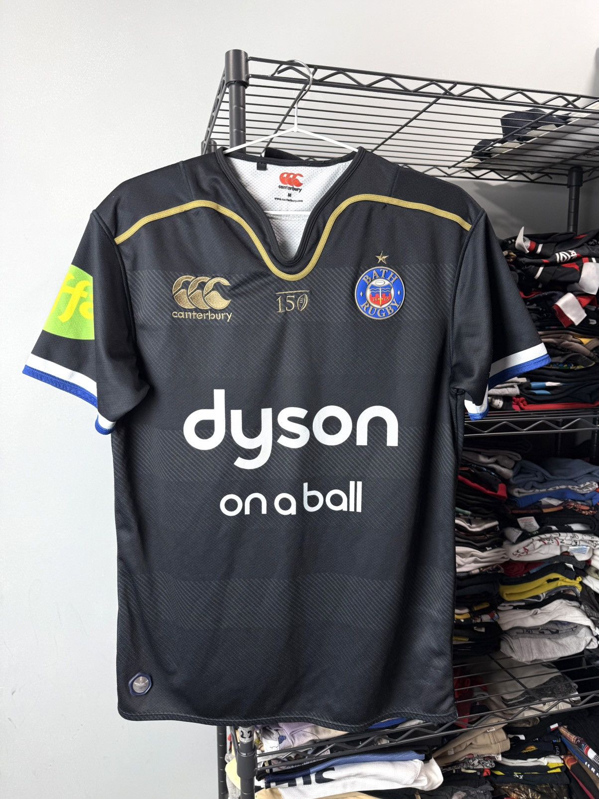 Canterbury of New Zealand Vintage Canterbury Bath Rugby Football T Shirt Size US M / EU 48-50 / 2 - 1 Thumbnail