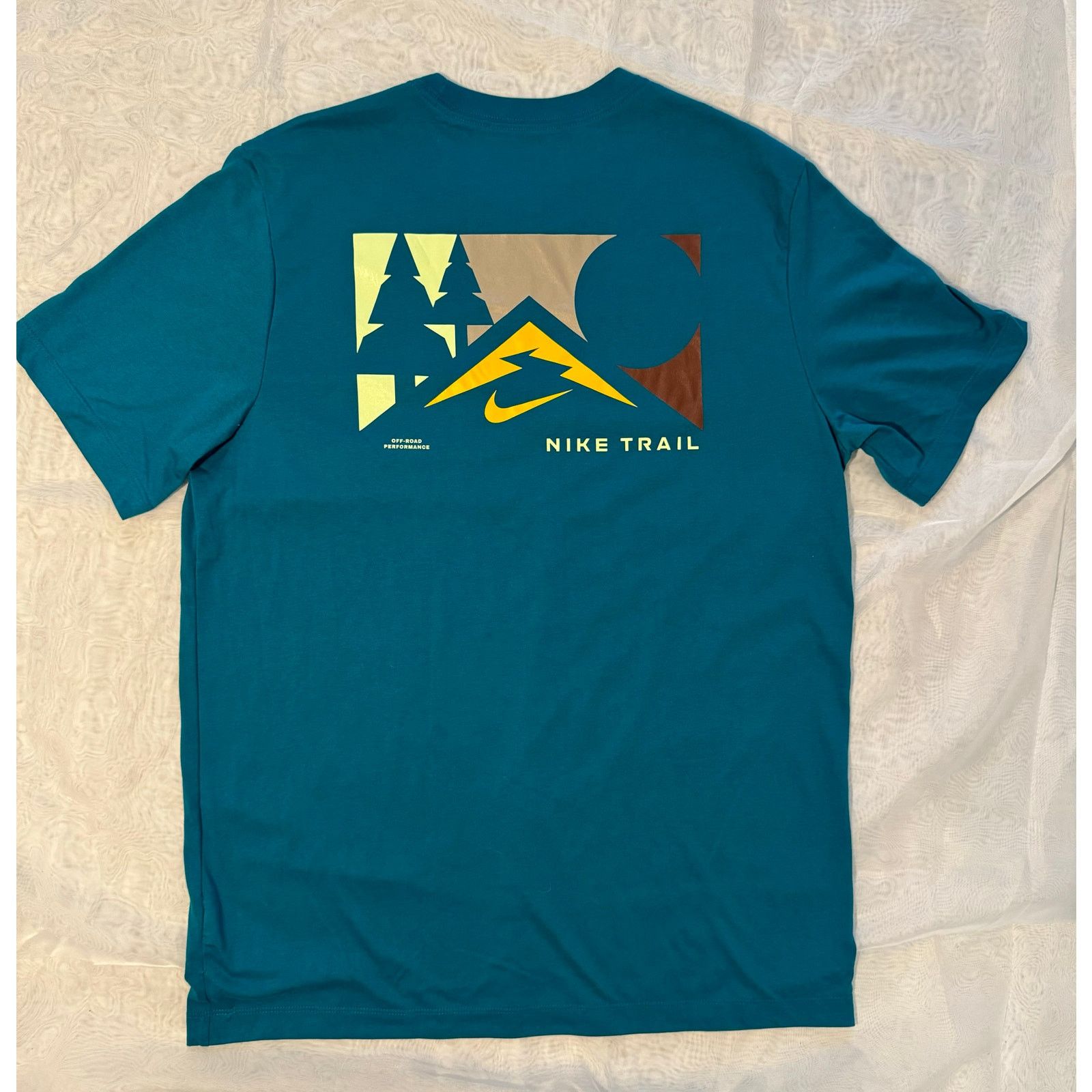 Nike Nike Dri-FIT Trail Running Logo T-Shirt in Dark Green L Size US L / EU 52-54 / 3 - 2 Thumbnail