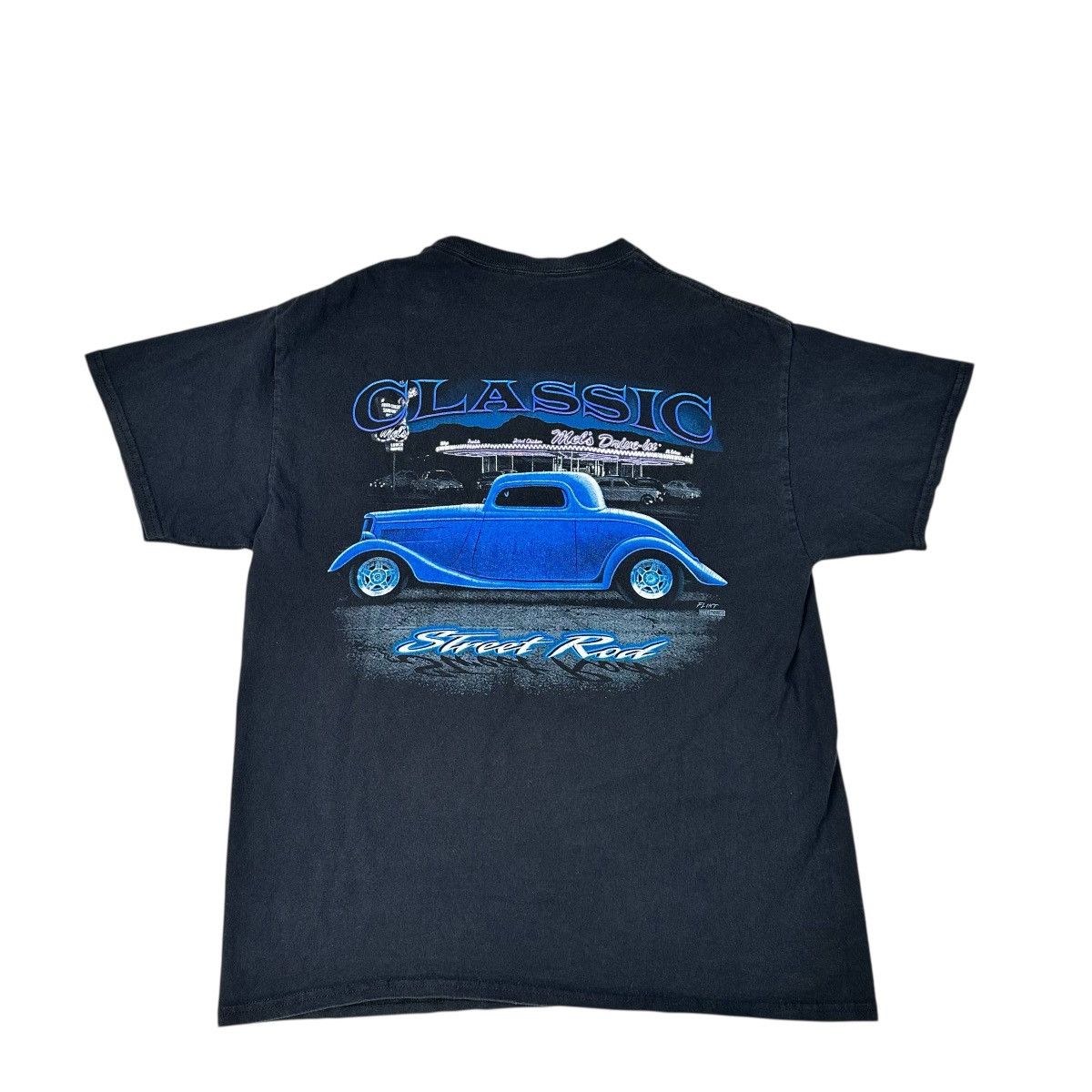 Vintage Mel's Drive-In 75th Anniversary Graphic Tee Street Rod Size US M / EU 48-50 / 2 - 1 Thumbnail