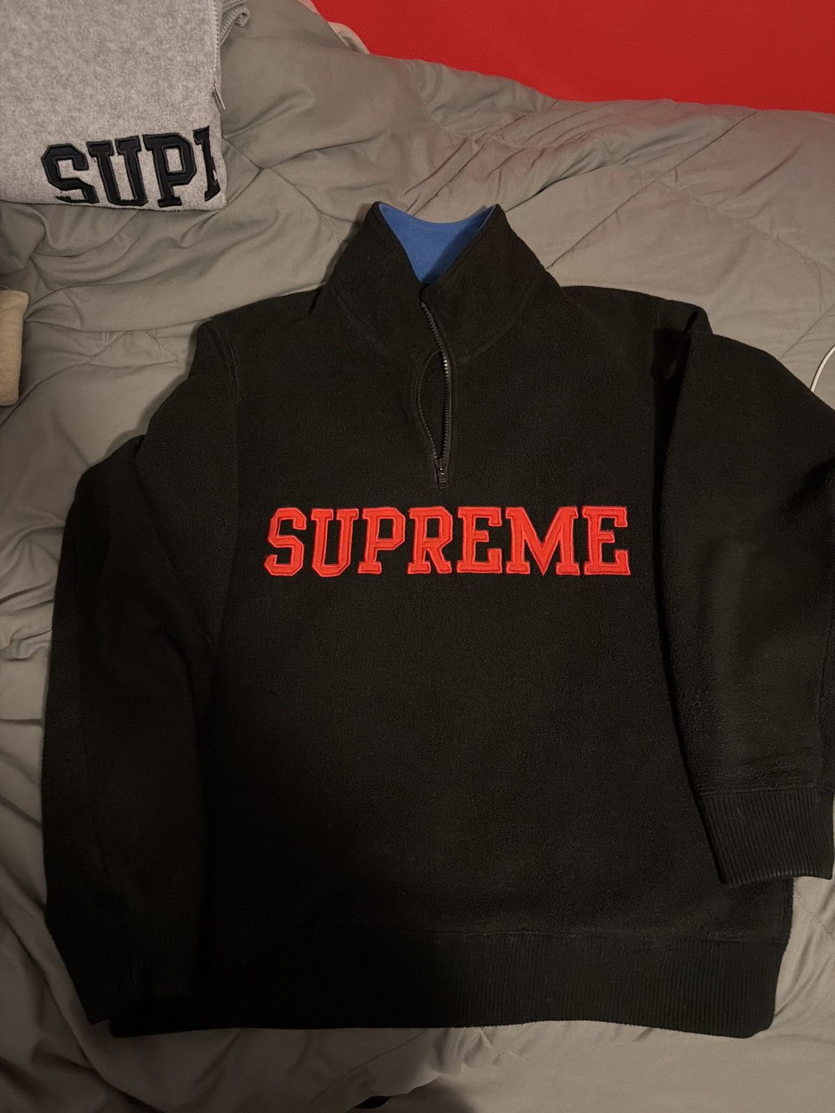 Supreme Supreme Quarter Zip Size US M / EU 48-50 / 2 - 1 Thumbnail